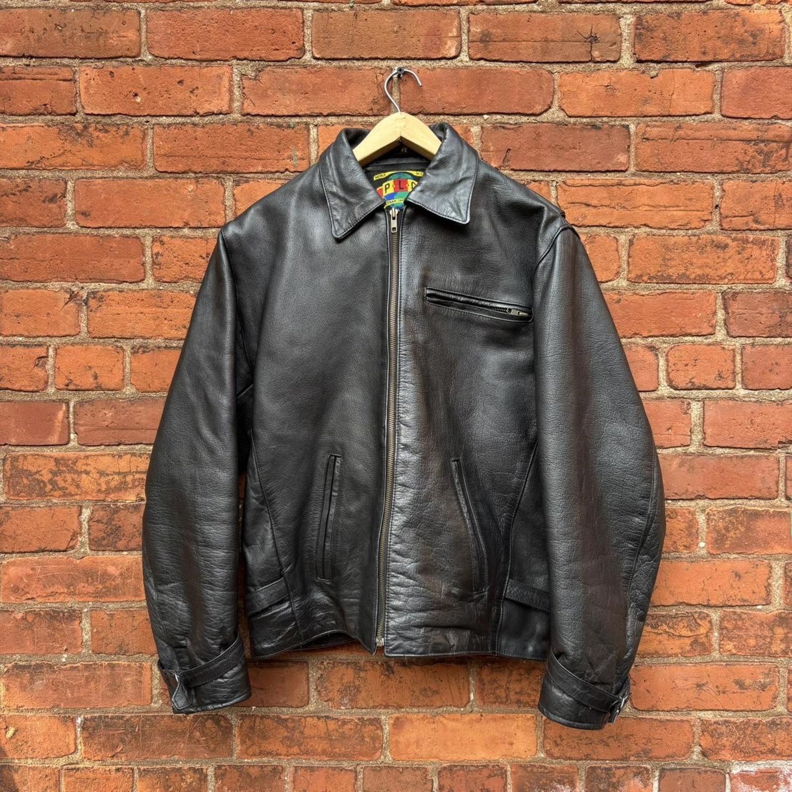 Other Vintage PLG Putnam leather gold leather bomber jacket 90s M Size US M / EU 48-50 / 2 - 1 Thumbnail