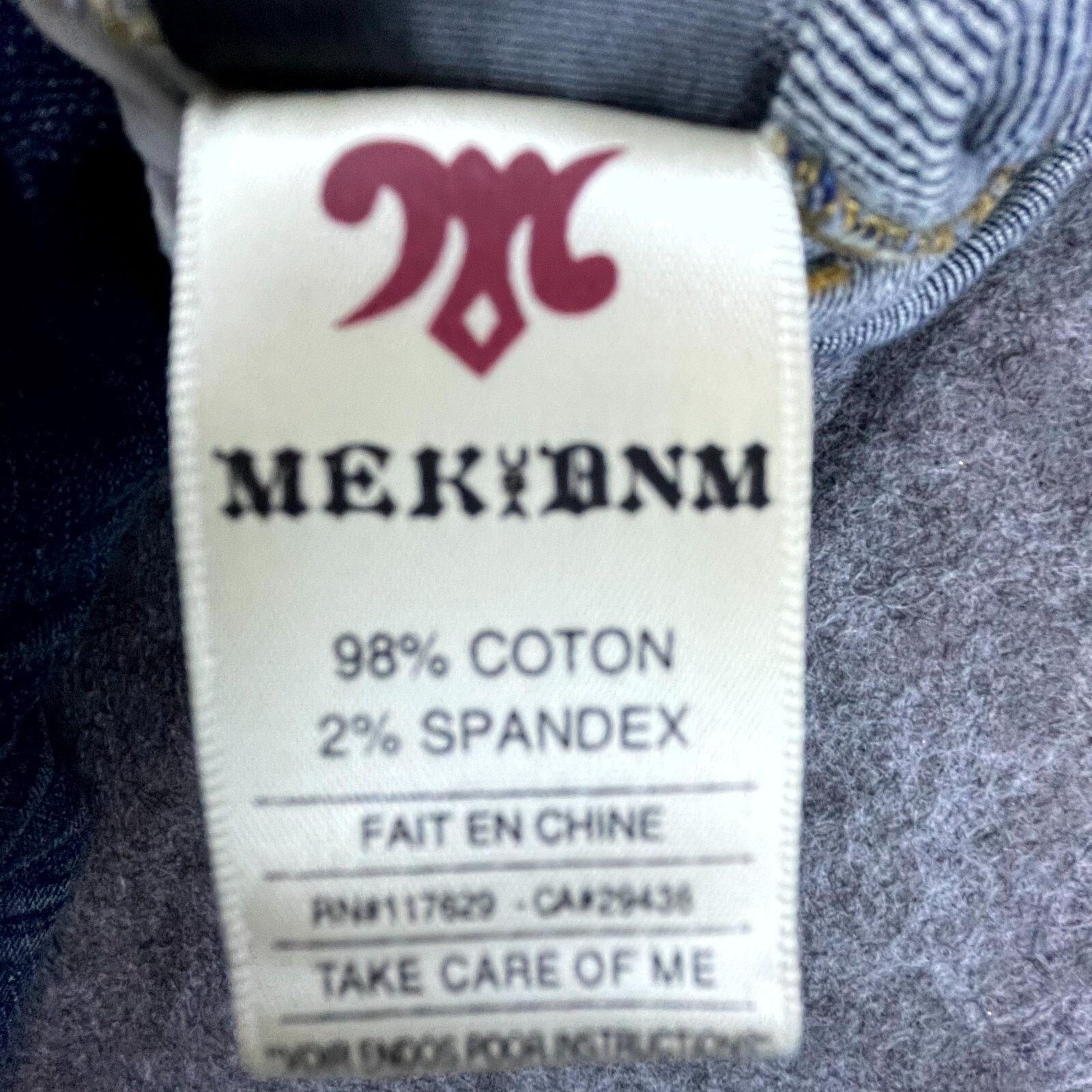 Mek Denim MEK DNM Jeans Womens 25 Wyatt Stretch Bootcut Flap Pocket Size 25" / US 0 / IT 36 - 11 Thumbnail