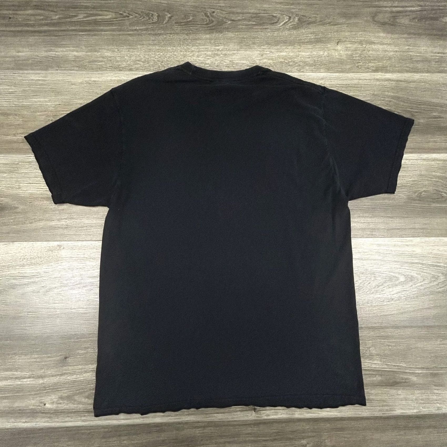 Vintage Stussy Studdy Shirt Mens L Black Graphic Print Tee Art Y2K Crew Neck Short Sleeve Lightweight Cotton Jersey 90s Abstract Front Logo Mens Size US L / EU 52-54 / 3 - 2 Thumbnail