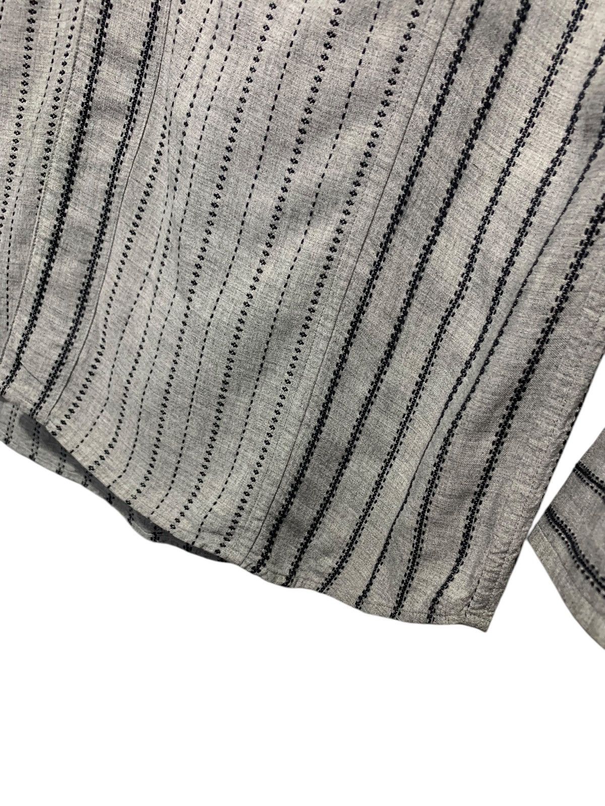 Givenchy 2000s Givenchy paris stitches stripe blue sapphire shirt Size US M / EU 48-50 / 2 - 7 Thumbnail