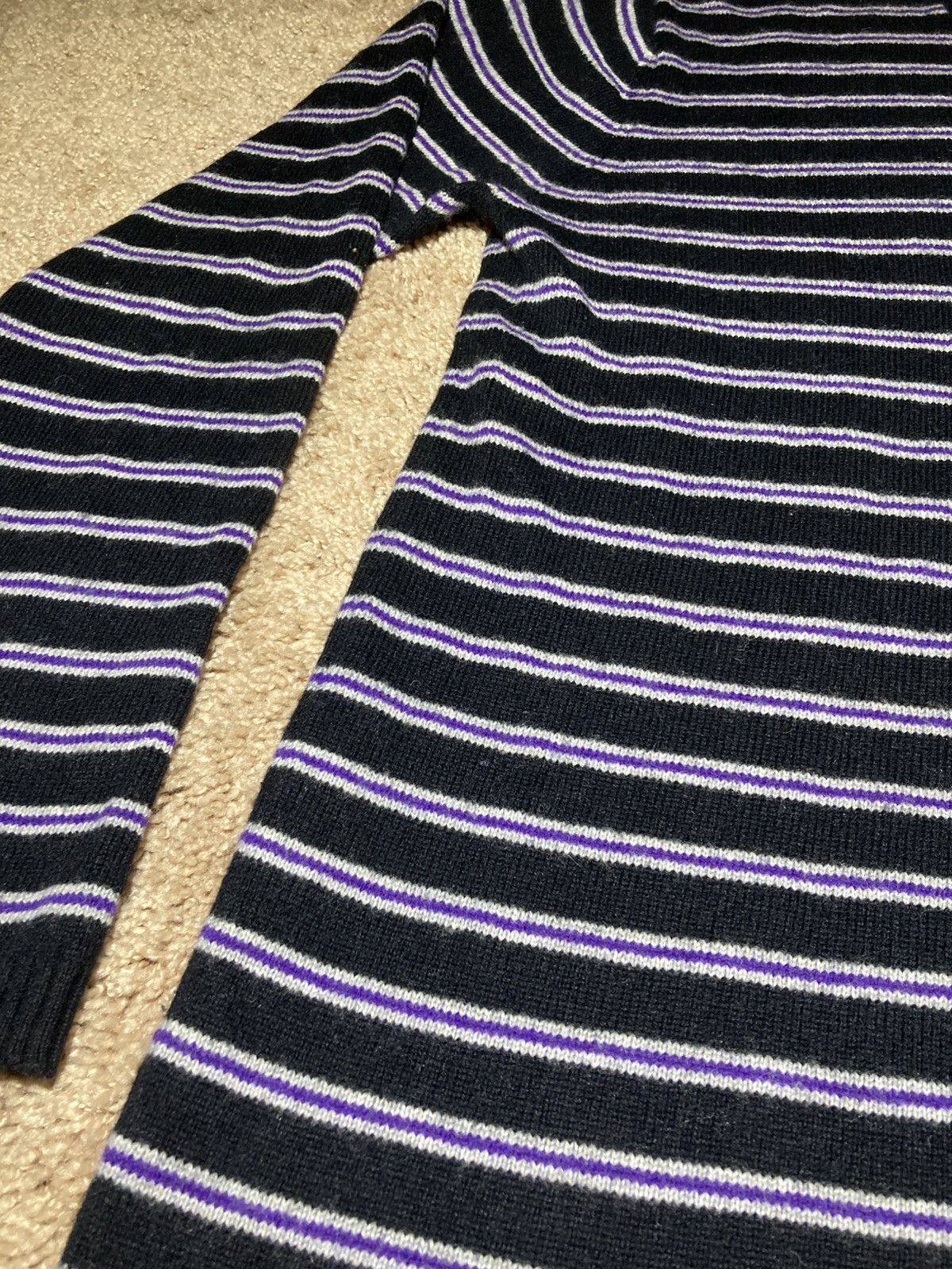 Supreme 2004 Supreme Striped Black Purple Large Vintage OG 2000s 90s Size US L / EU 52-54 / 3 - 5 Thumbnail