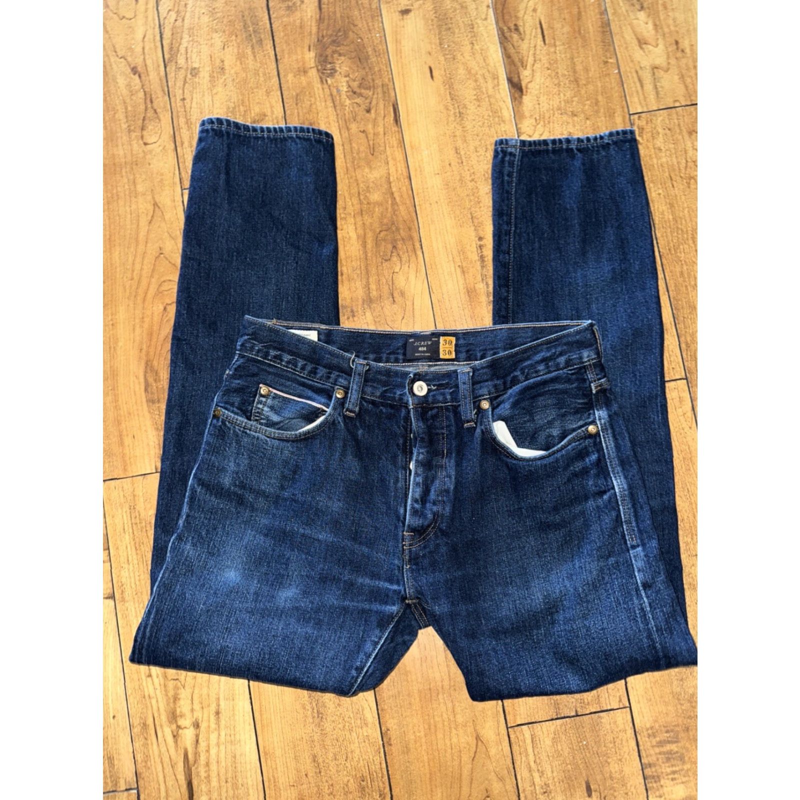 J.Crew J.Crew Jeans Button Fly Denim 30x29 Blue Kiara Denim J.CREW 484 Skinny Mens Regular 30 Inseam 29 Japanese Fabric Size US 30 / EU 46 - 3 Thumbnail