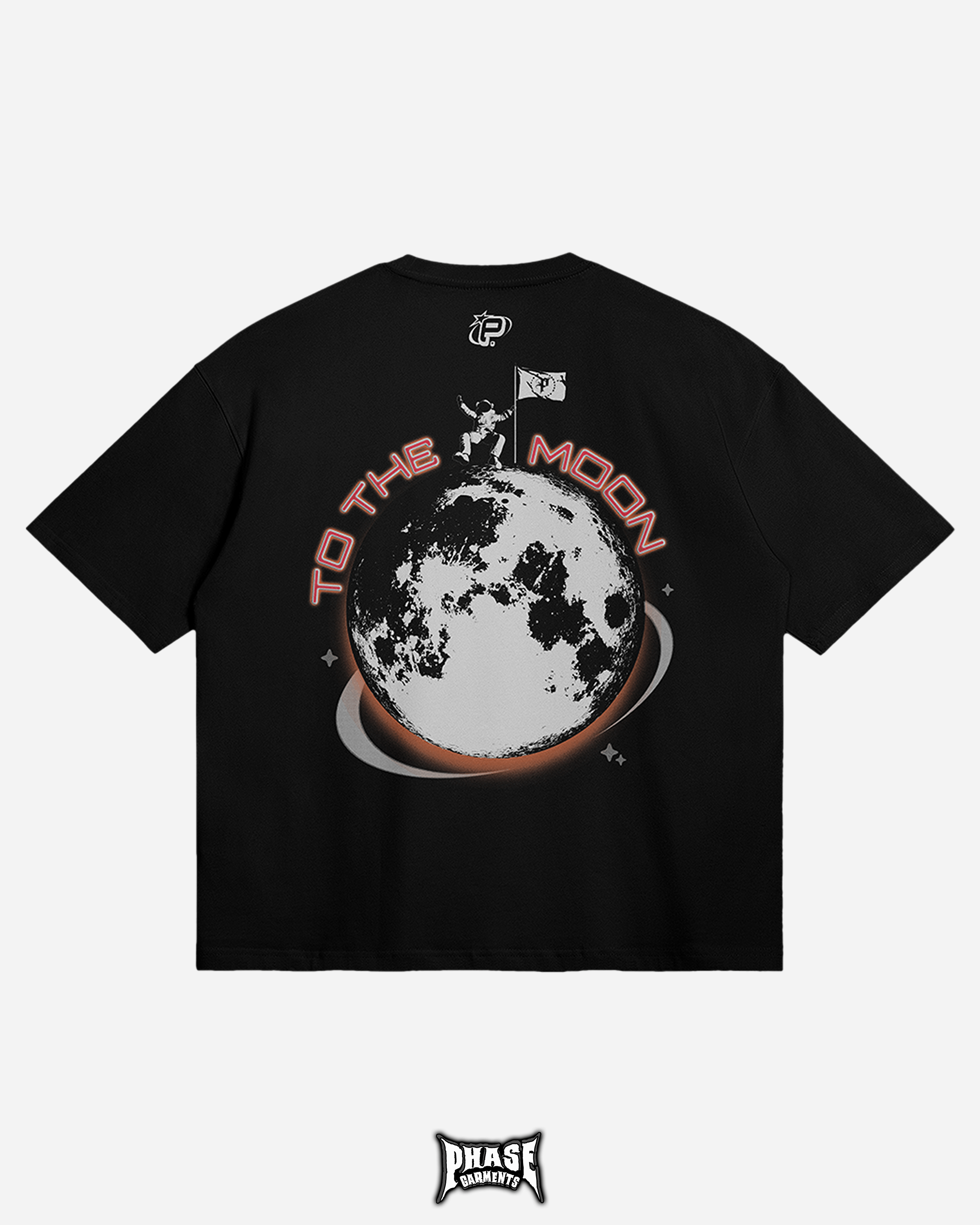 PHASE Garments TO THE MOON T-Shirt Size Large Size US L / EU 52-54 / 3 - 2 Thumbnail