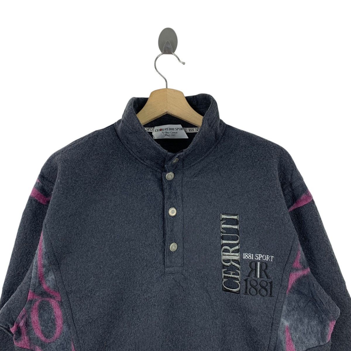 Cerruti 1881 Vintage CERRUTI 1881 Sport Nino Cerruti Fleece Sweatshirt Size US M / EU 48-50 / 2 - 3 Thumbnail