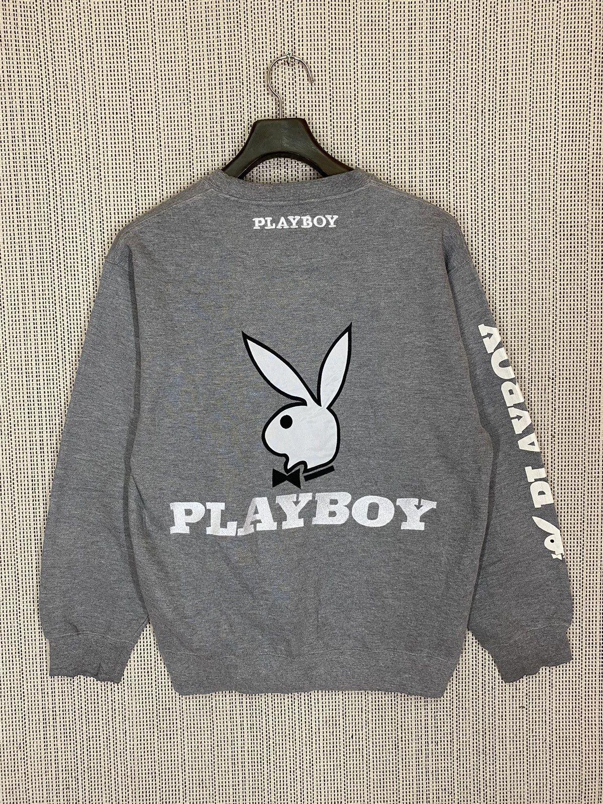 Playboy × Vintage vintage playboy spell out big logo sweatshirt crewneck Size US L / EU 52-54 / 3 - 1 Thumbnail