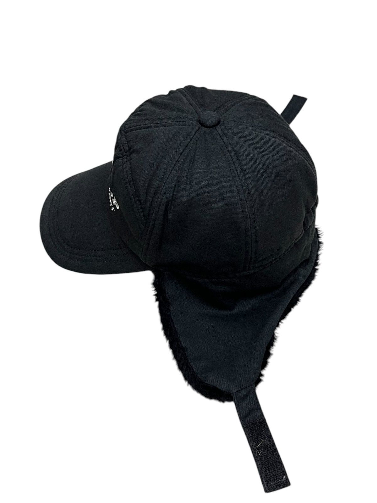 Dunlop 90’s DUNLOP MOTORSPORTS 7 Panel Fur Ear Flap Hat 💥 Size ONE SIZE - 6 Thumbnail