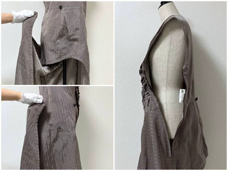 Comme des Garcons Comme des Garcons Grey vintage lace design dress Size M / US 6-8 / IT 42-44 - 8 Thumbnail