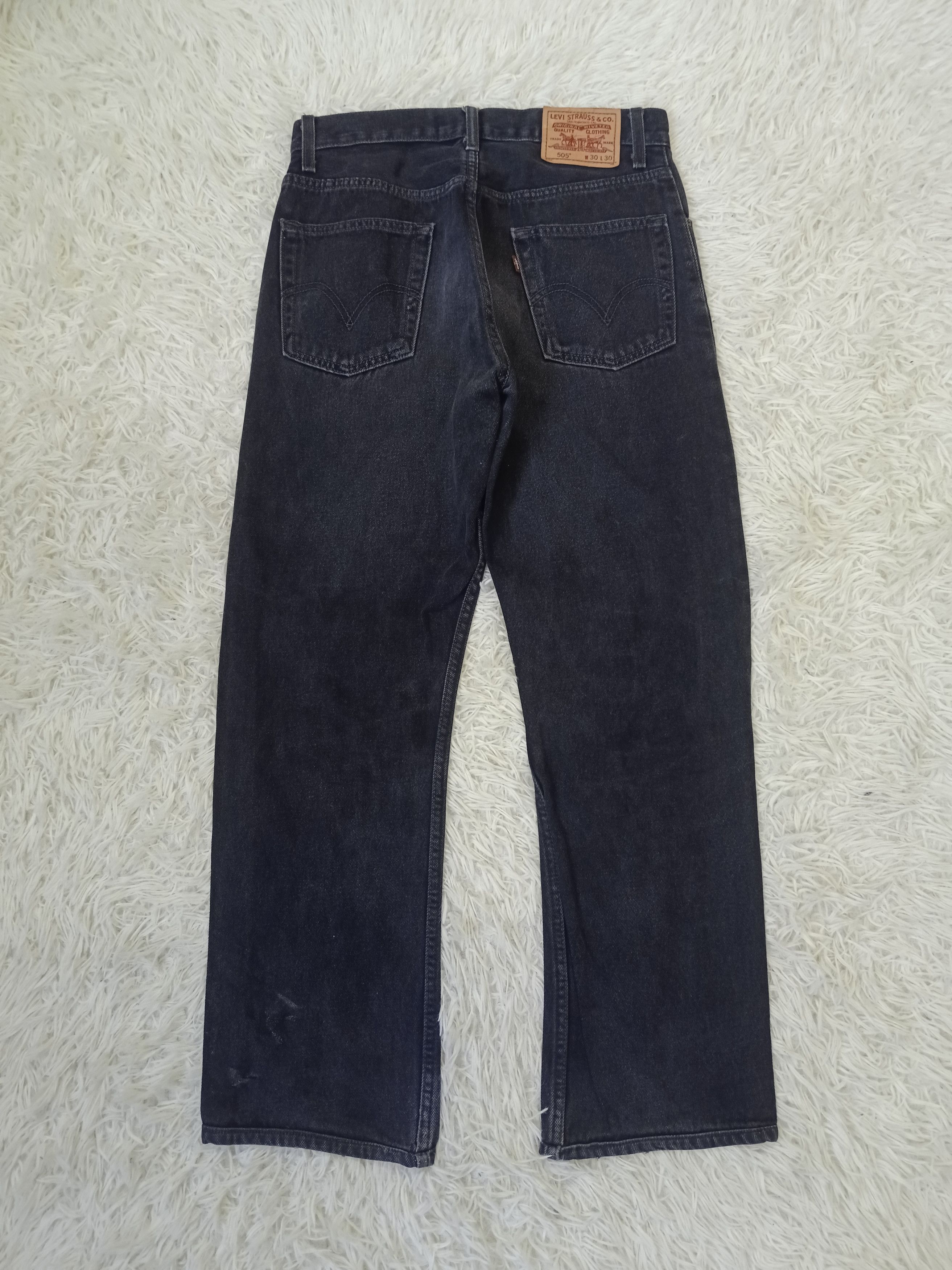 Levi's Vintage Clothing VINTAGE 2000s LEVIS 505 DENIM PANTS Size US 30 / EU 46 - 2 Thumbnail