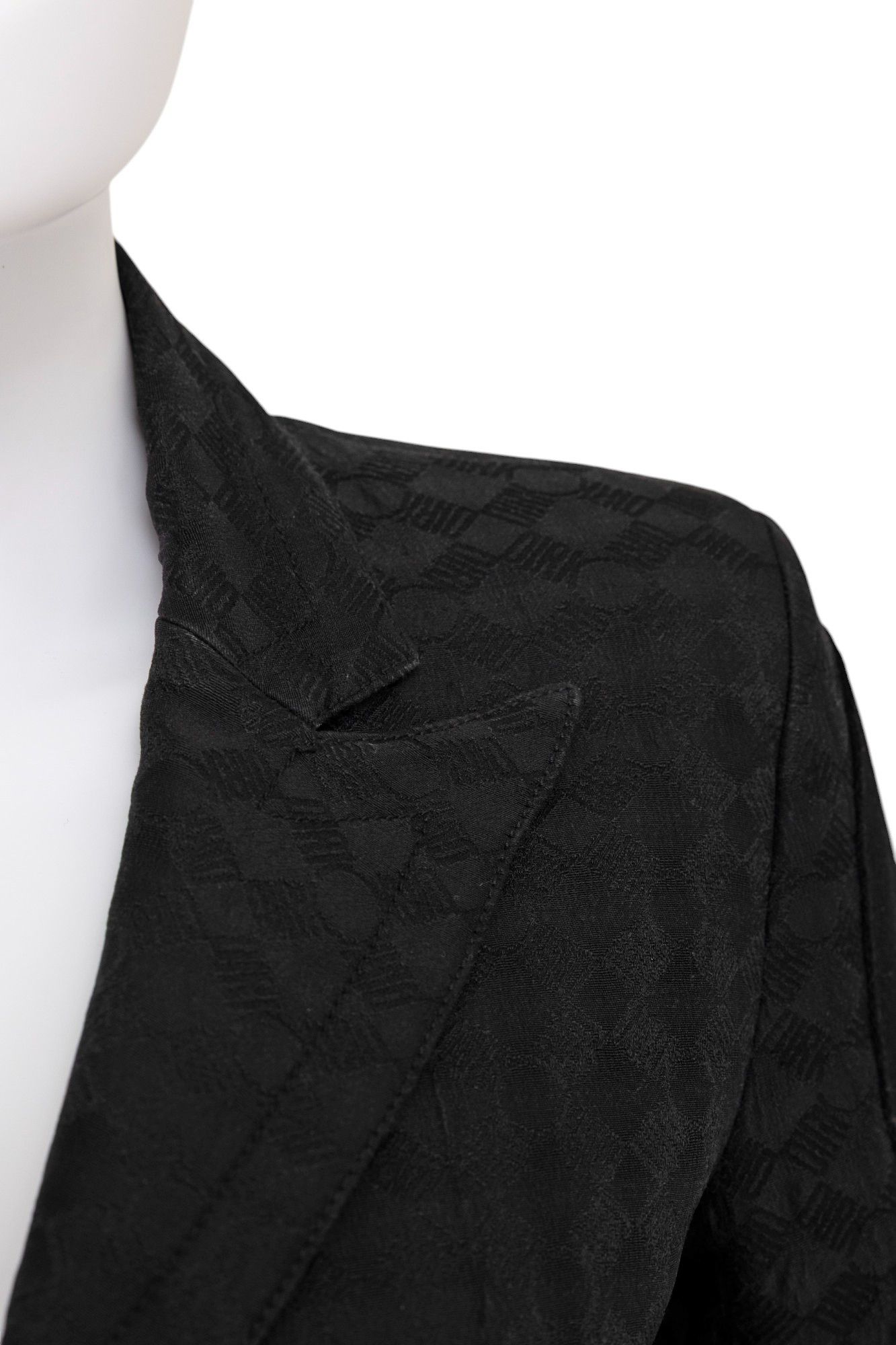 Dirk Bikkembergs Early 00's Wool Monogram Blazer Size M / US 6-8 / IT 42-44 - 8 Thumbnail