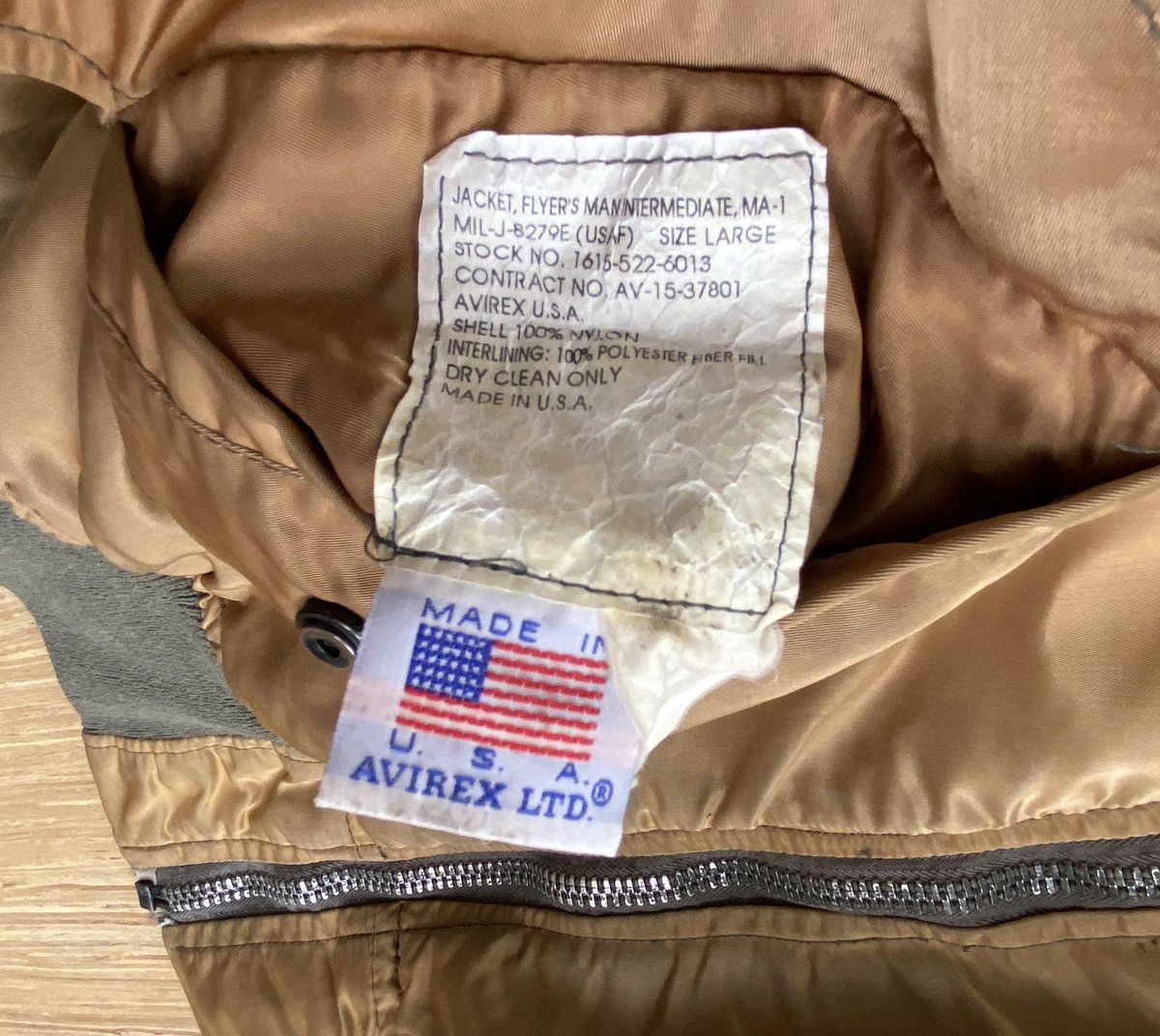 Avirex Vintage Brand Avirex USAF MA-1 Fly Jacket 1980s Size US L / EU 52-54 / 3 - 7 Thumbnail