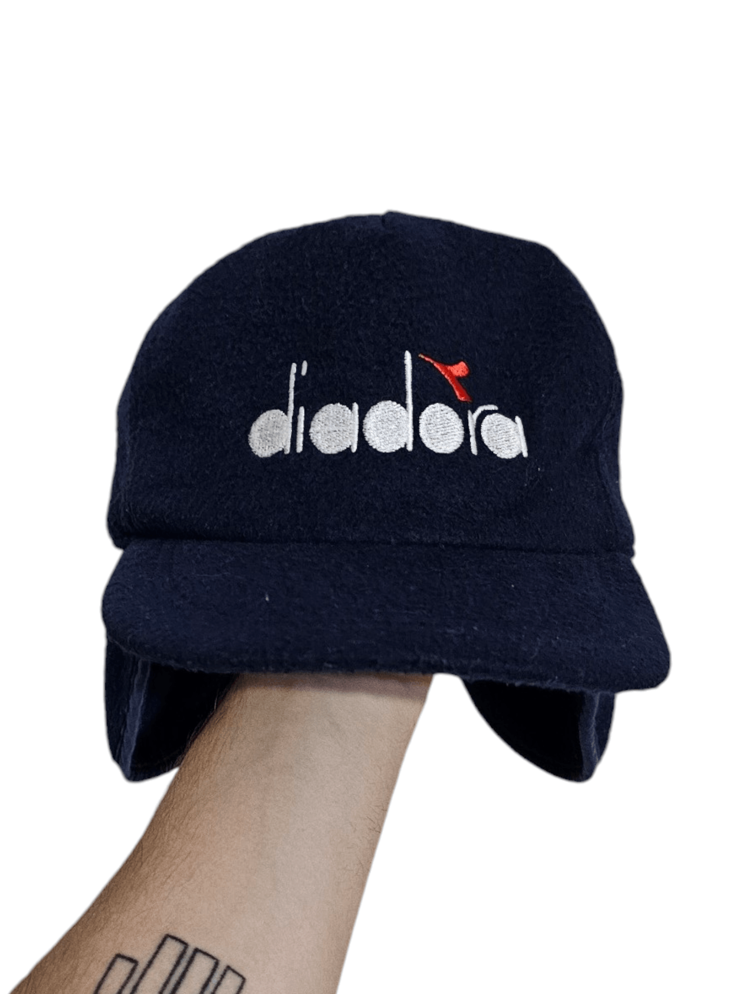 Diadora Diadora Vintage Wool Earflaps Hat Size ONE SIZE - 4 Thumbnail