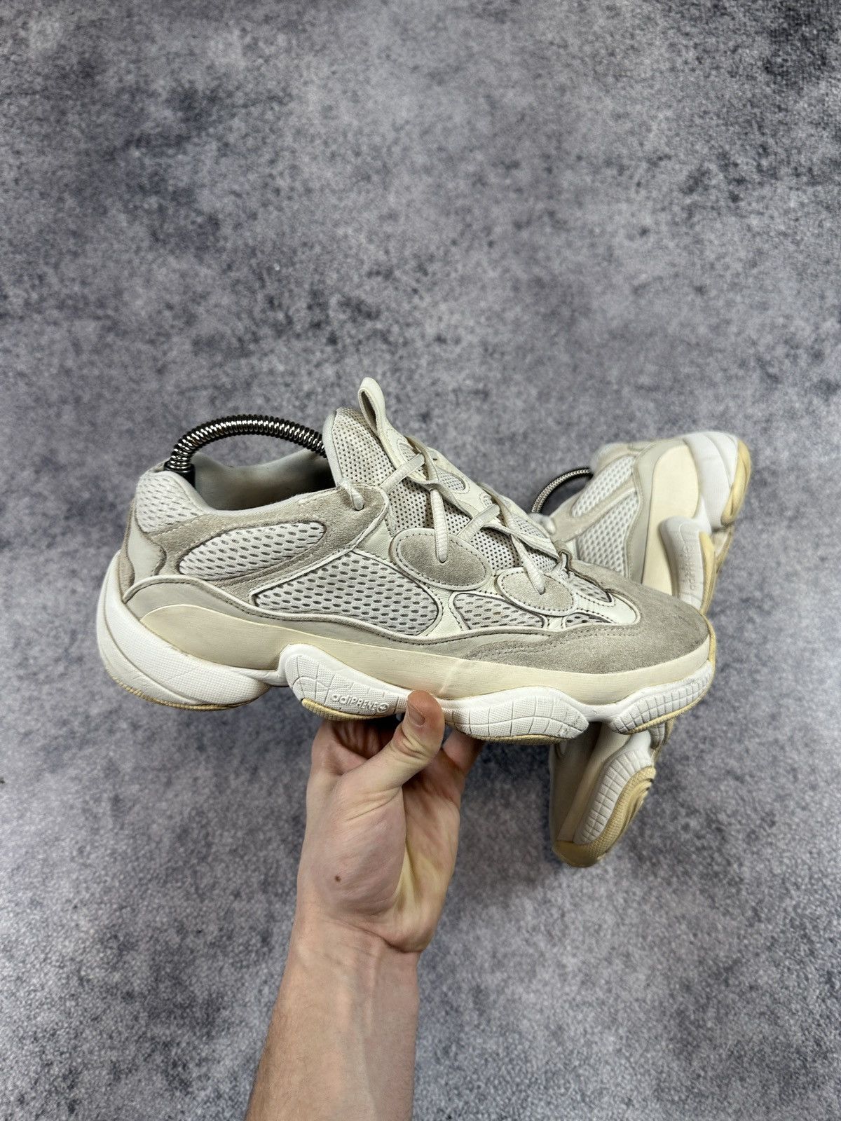Yeezy Yezzy Adidas 500 Bone White Shoes Streetwear Sneakers 10,5 Size US 10.5 / EU 43-44 - 2 Thumbnail