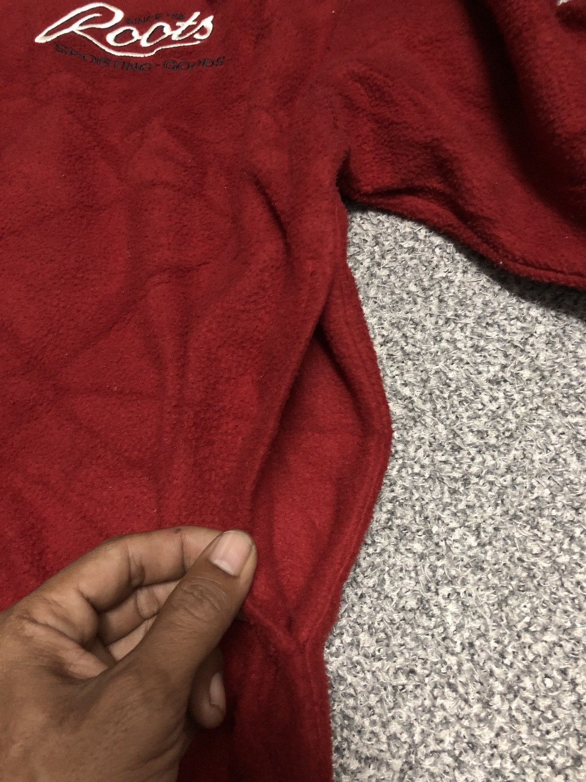 Japanese Brand × Vintage Vintage 90s Roots Performance Halfzipper Fleece Sweatshirt Size US M / EU 48-50 / 2 - 10 Thumbnail