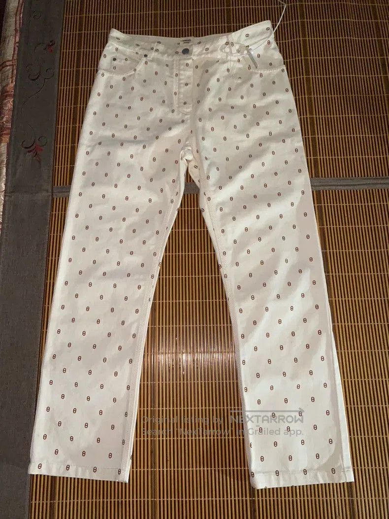 Hermes Hermes All-Over Print Pig Nose LOGO Jeans Size 25" / US 0 / IT 36 - 1 Thumbnail