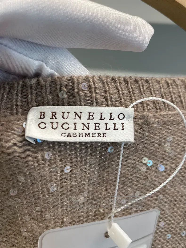 Brunello Cucinelli Brunello Cucinelli Gradient Sequin Sweater Size L / US 10 / IT 46 - 2 Thumbnail