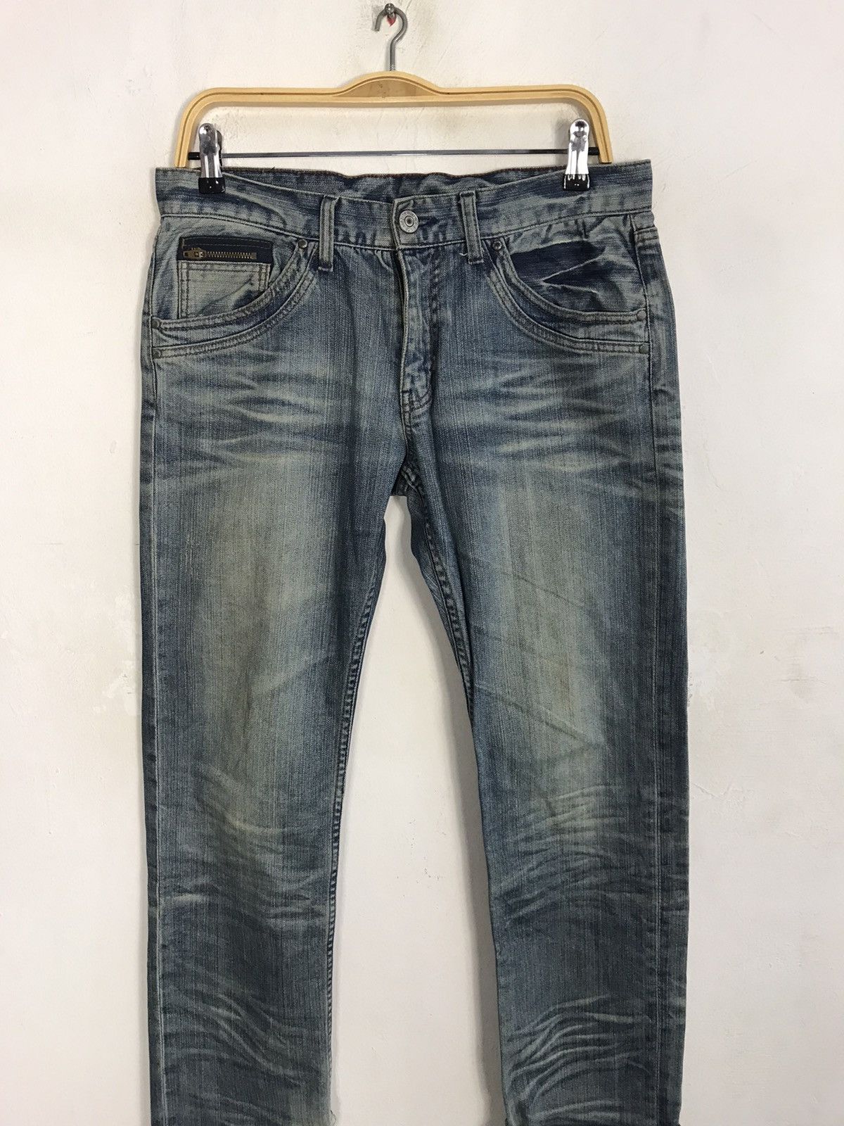 Japanese Brand Takeo Kikuchi The Shop TK Mix Piece Straight Cut Size US 32 / EU 48 - 3 Thumbnail