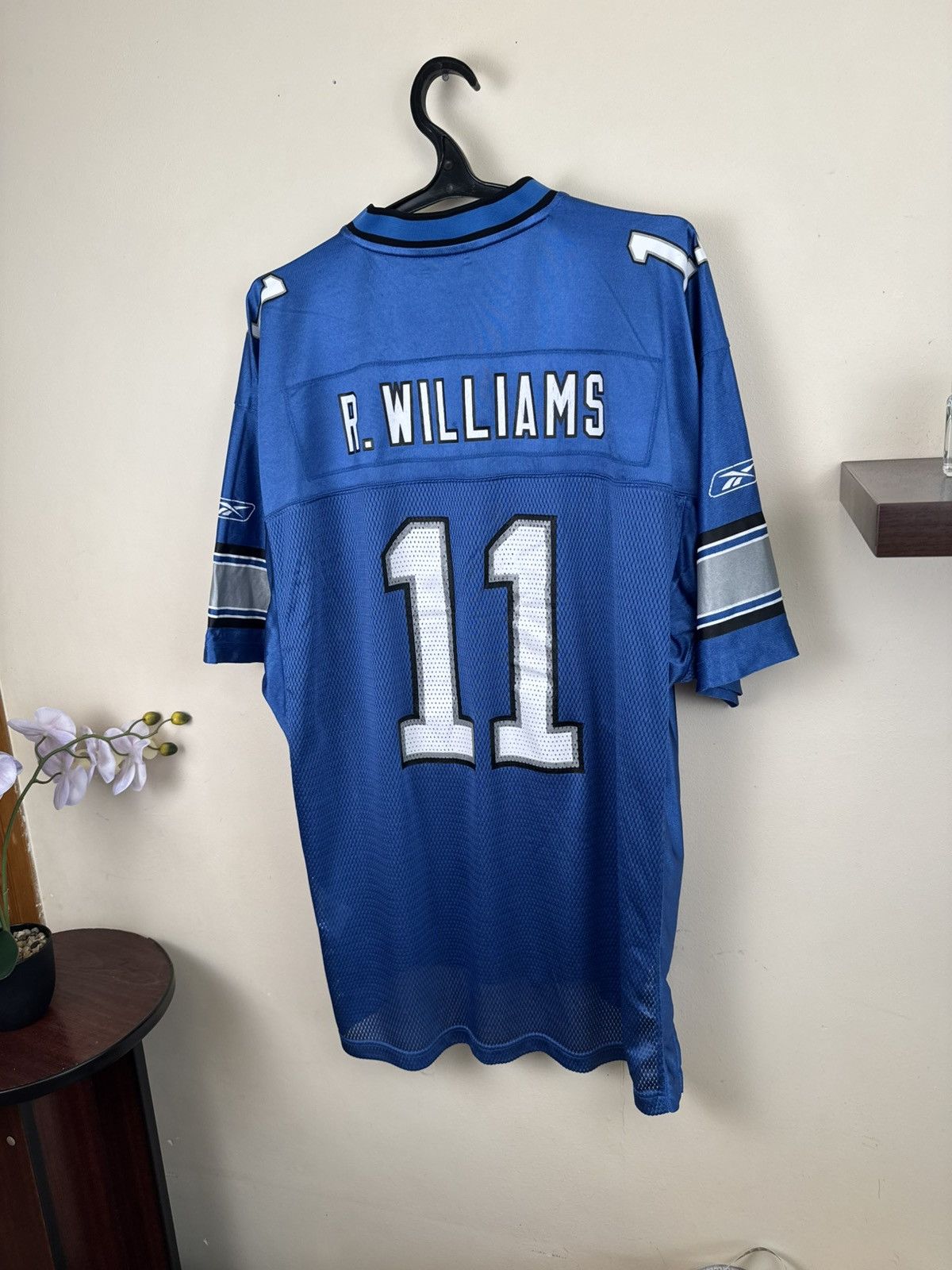 Reebok Roy Williams #11 Detroit Lions Jersey Reebok XL NFL Blue Size US XL / EU 56 / 4 - 3 Thumbnail