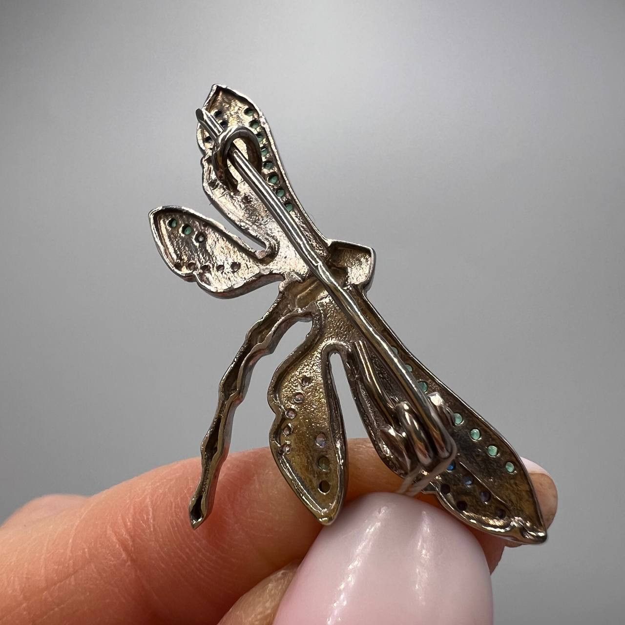 Vintage Vintage Pin Brooch Sterling Silver 925 Gold 9K Marked Tag Size ONE SIZE - 2 Thumbnail
