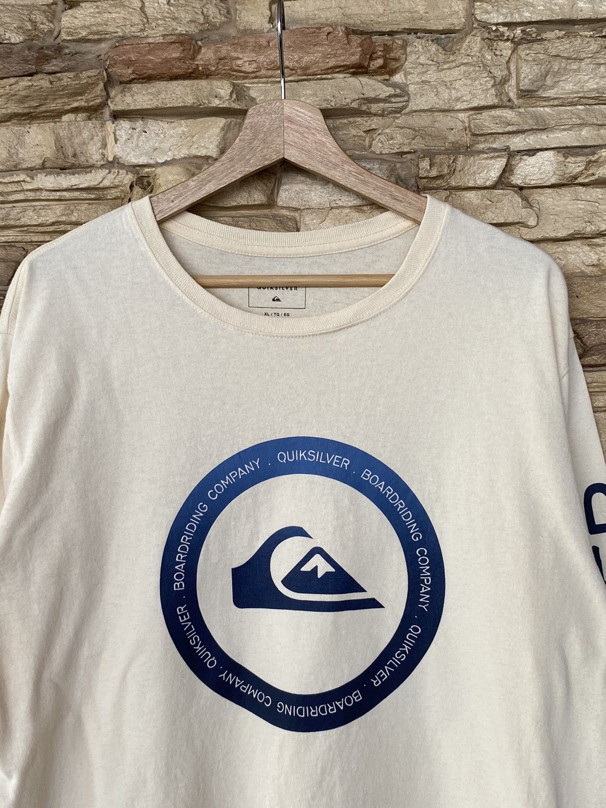 Quiksilver Rare Quiksilver Long Sleeve Surfing Tees billabong ripcurl Size US XL / EU 56 / 4 - 4 Thumbnail
