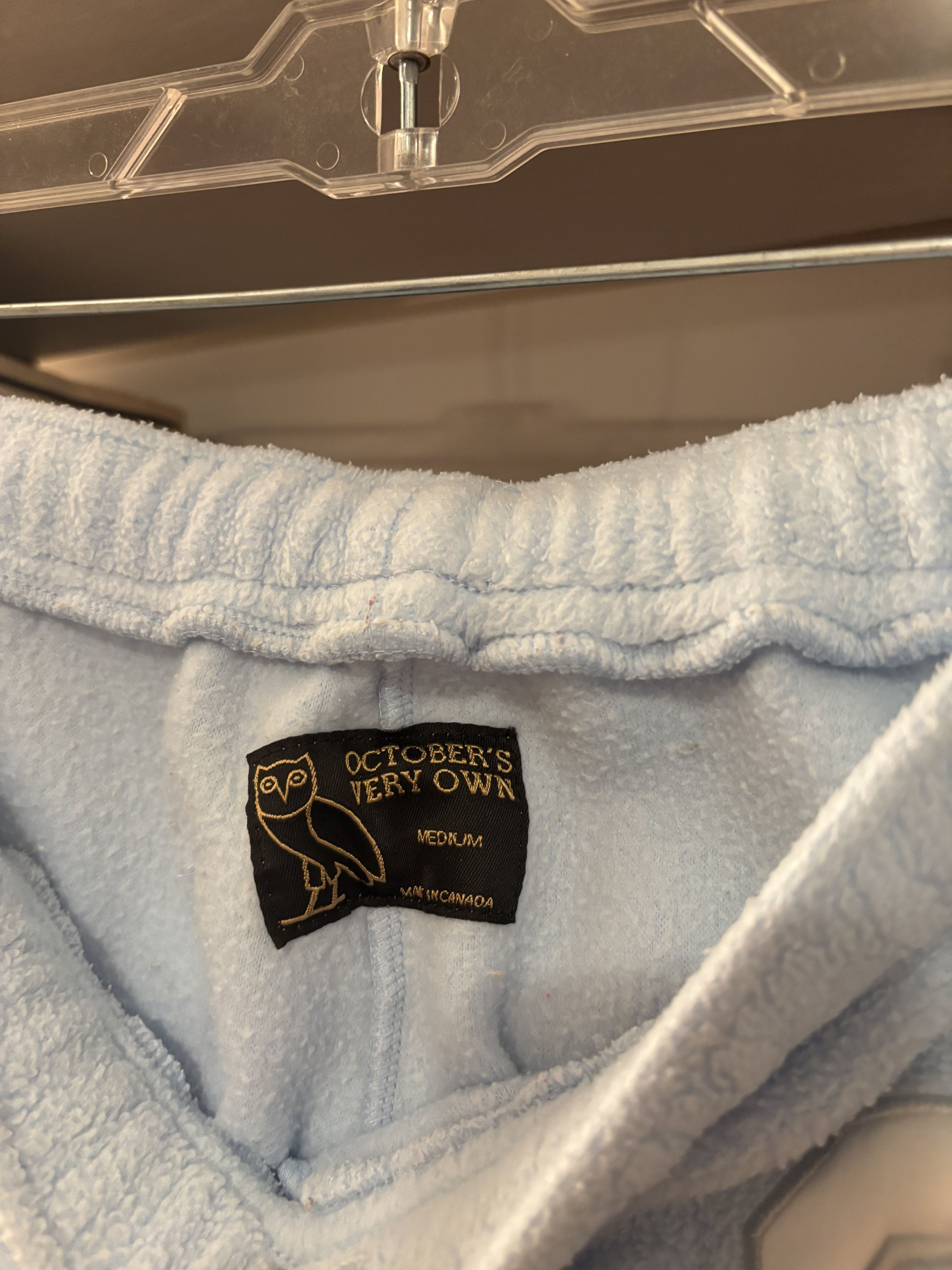 October's Very Own OVO blue fleece joggers Size US 27 - 4 Thumbnail
