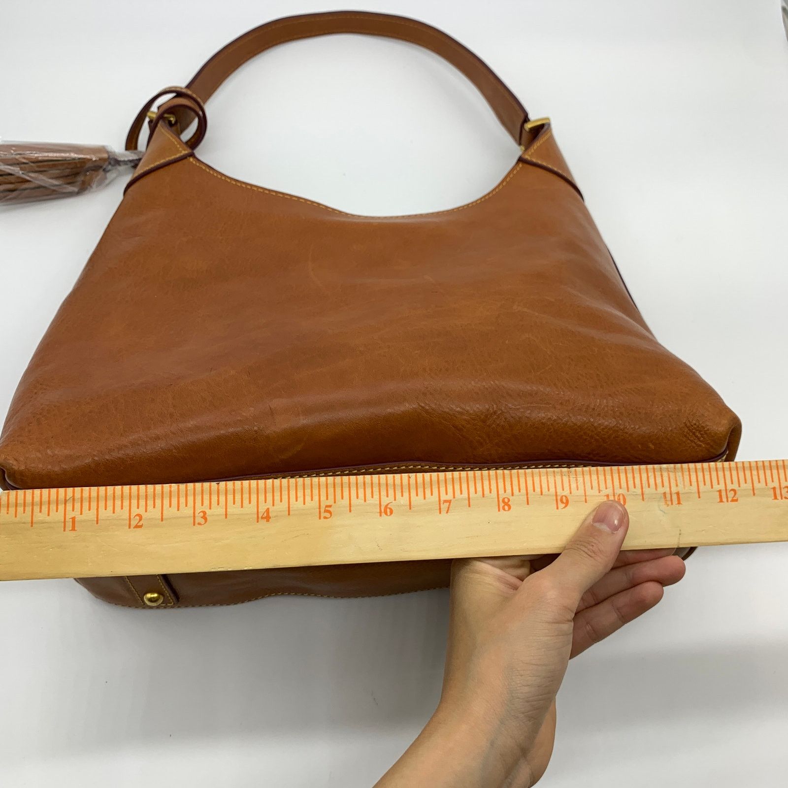 Dooney & Bourke Dooney & Bourke Hobo Shoulder Bag Florentine Leather Size ONE SIZE - 7 Thumbnail