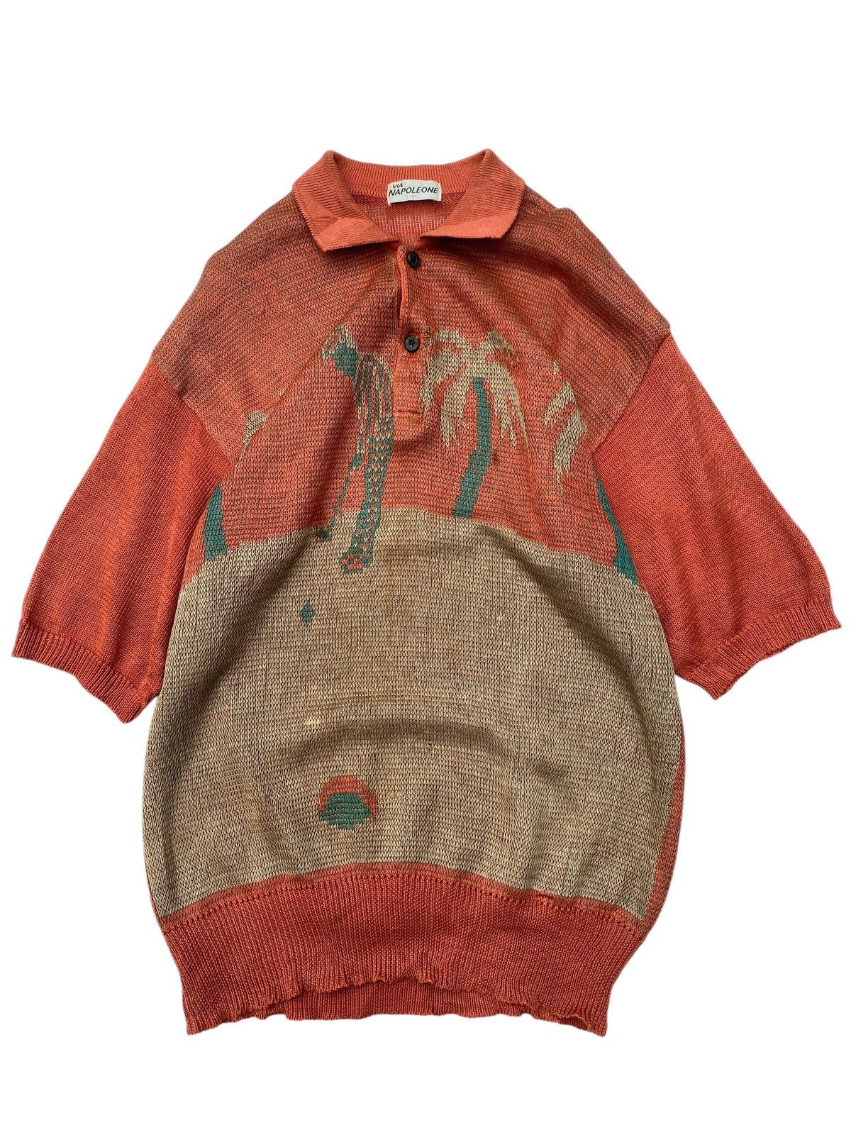 Japanese Brand × Vintage Vtg Via Napoleone Knit Sweater Size US L / EU 52-54 / 3 - 1 Thumbnail