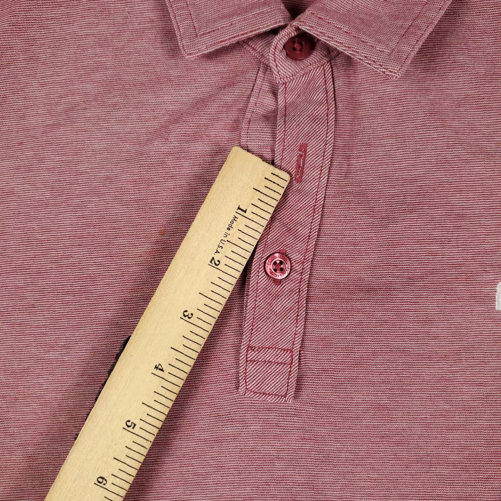 TravisMathew Travis Mathew Polo Shirt Mens XL Red Casual Short Sleeve Activewear Size US XL / EU 56 / 4 - 3 Thumbnail
