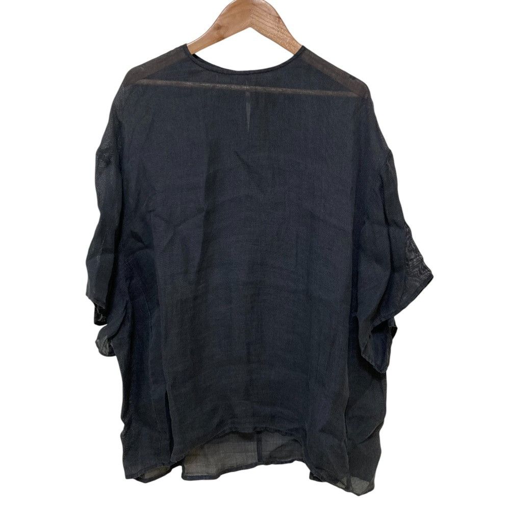 Other Other AP STUDIO Linen Mesh Blouse Natural Material Tops DUTY FREE for USA Size ONE SIZE - 1 Thumbnail