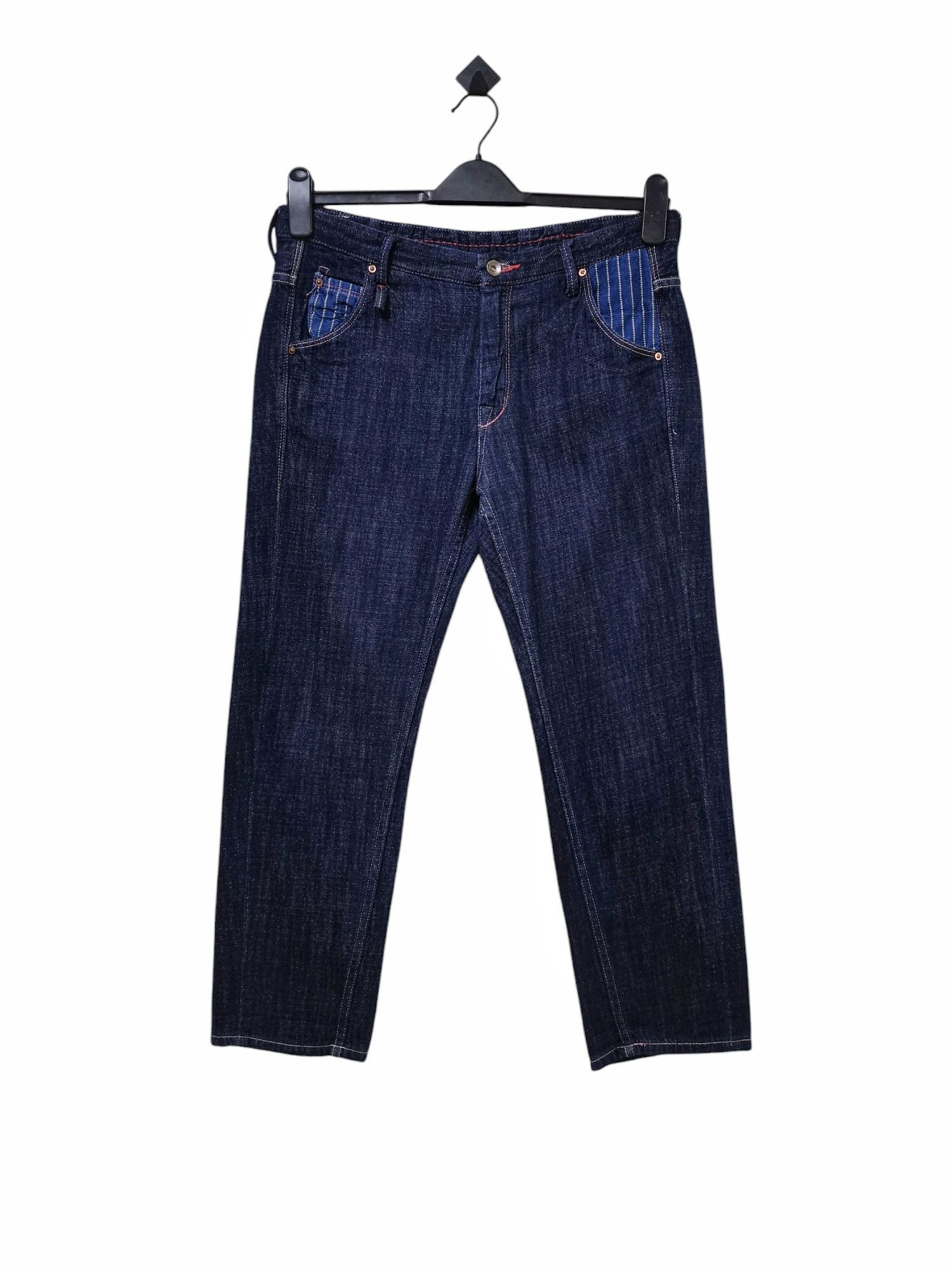 PHENOMENON 🇯🇵Phenomenon🇯🇵Hybrid Wabash Pocket Japan Denim Jeans Size US 32 / EU 48 - 2 Thumbnail