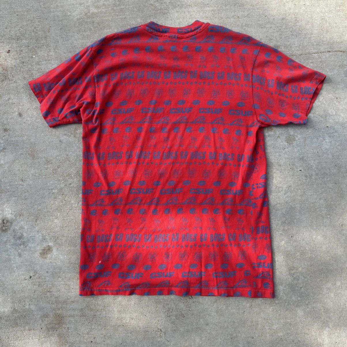 Band Tees × Hanes × Vintage Vintage Bulldogs AOP Shirt Size US L / EU 52-54 / 3 - 4 Thumbnail