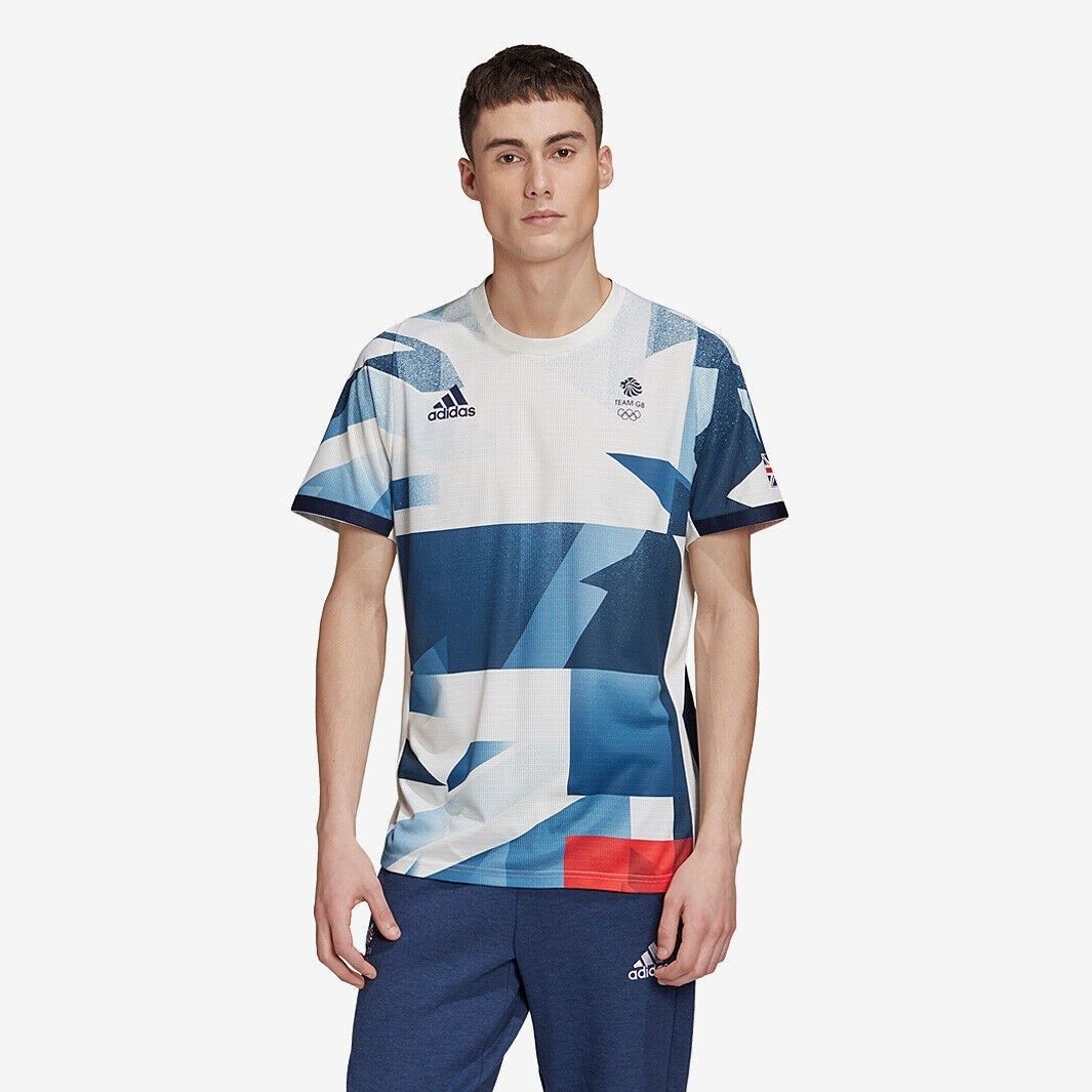 Adidas × USA Olympics Team GB Rugby 2020 Tokyo Olympics Adidas Great Britain Tee Size US XL / EU 56 / 4 - 1 Thumbnail