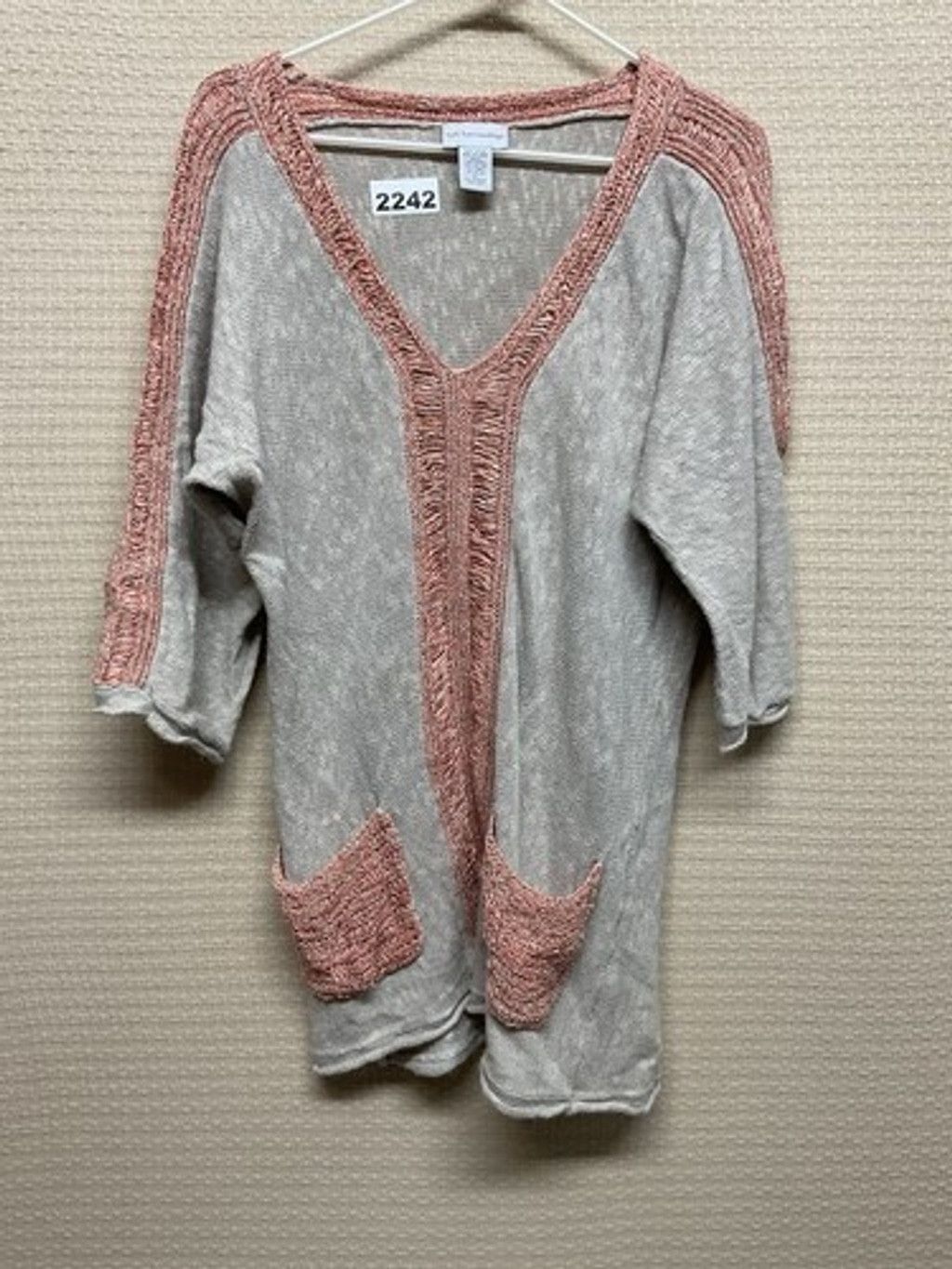 Soft Surroundings Soft Surroundings Cotton/Linen Crochet Sweater Women Size XL Size XL / US 12-14 / IT 48-50 - 7 Thumbnail