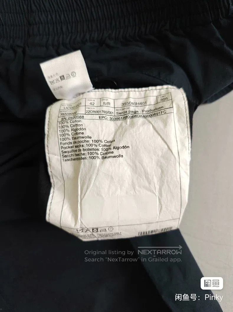 Hermes Hermes Men's casual cotton trousers, deep blue, elastic wa Size US 26 / EU 42 - 4 Thumbnail
