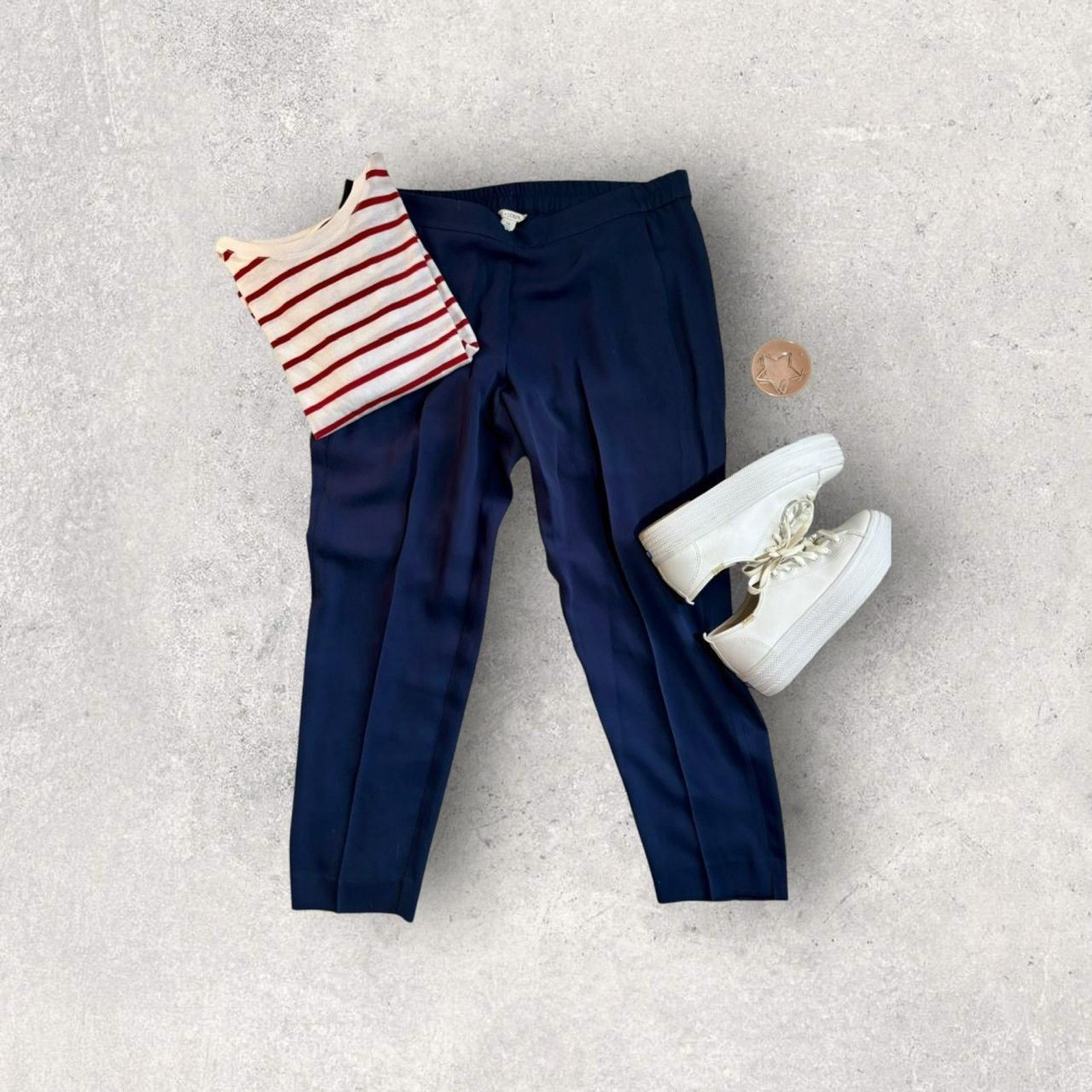 J.Crew J crew navy blue trousers Size 38" / US 16 / IT 52 - 3 Thumbnail