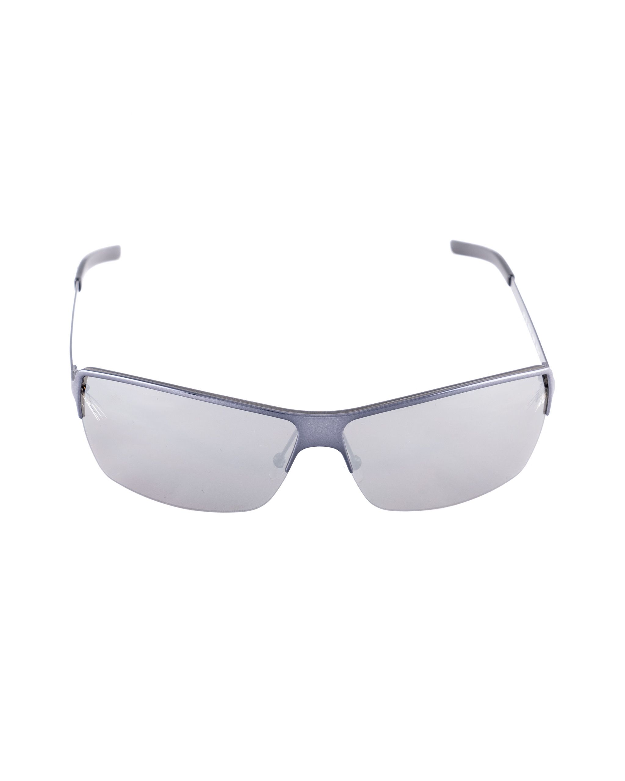 Oliver by Valentino 90's Dark Grey Rectangular Sunglasses