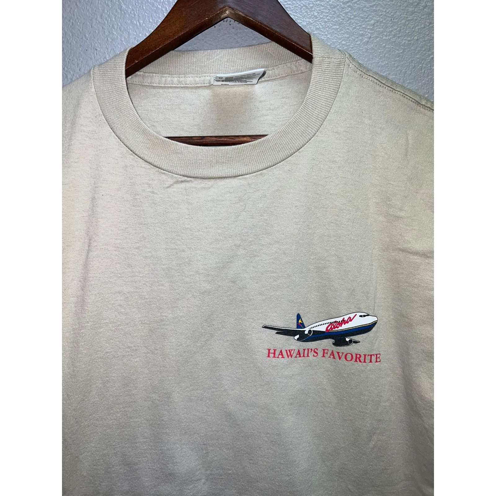 Vintage Vintage Aloha Airlines Shirt Hawaii Favorite Airplane 90s L Size US L / EU 52-54 / 3 - 3 Thumbnail