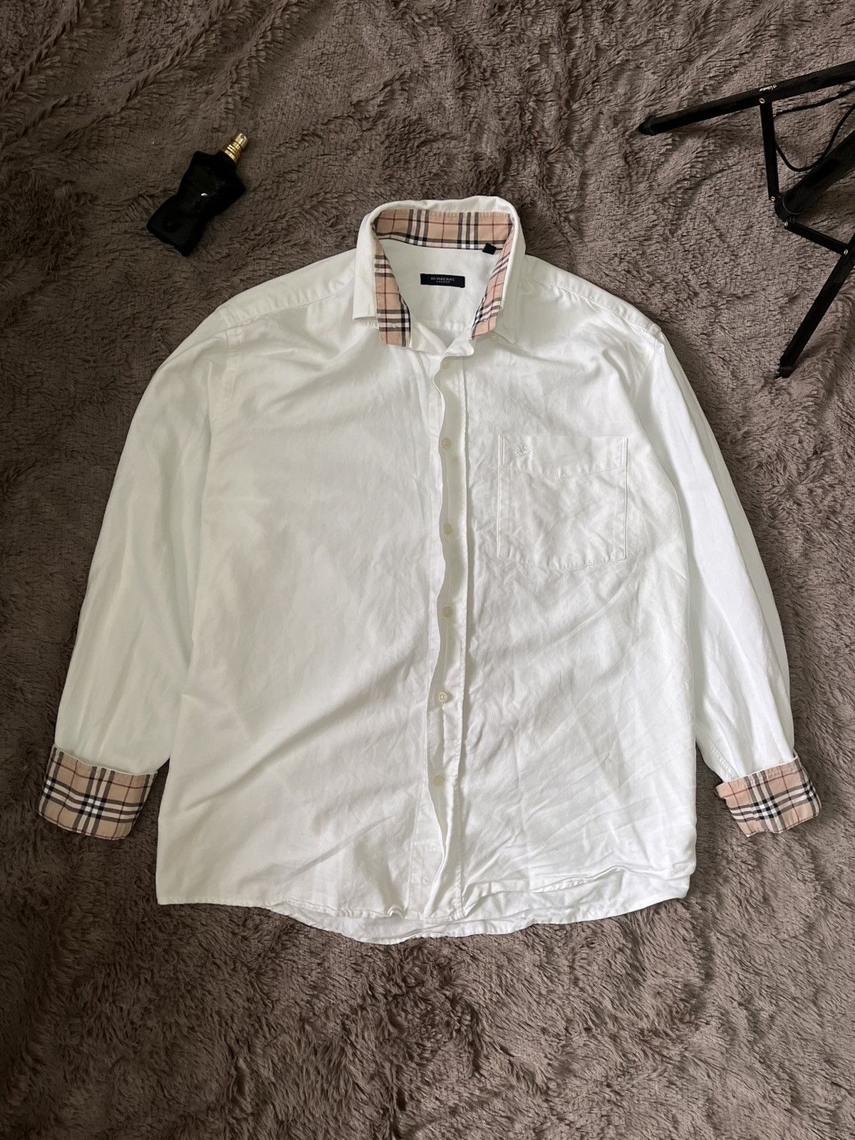 Burberry × Designer RARE Burberry Nova Check Shirt Size US M / EU 48-50 / 2 - 1 Thumbnail