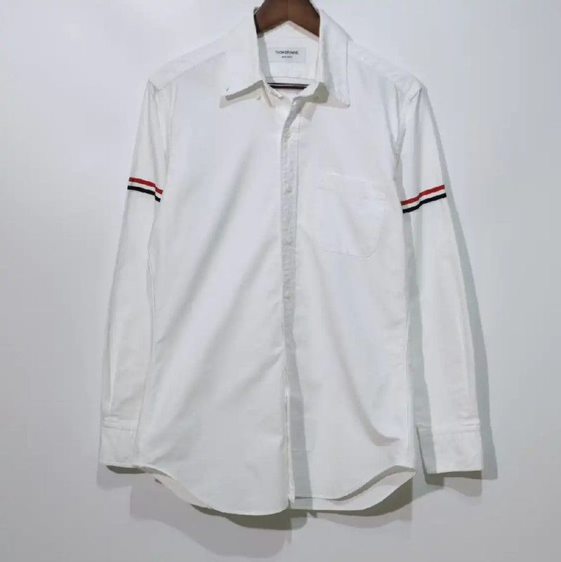 Thom Browne Thom Browne White Cotton Women's Shirt 0089 Size L / US 10 / IT 46 - 1 Thumbnail
