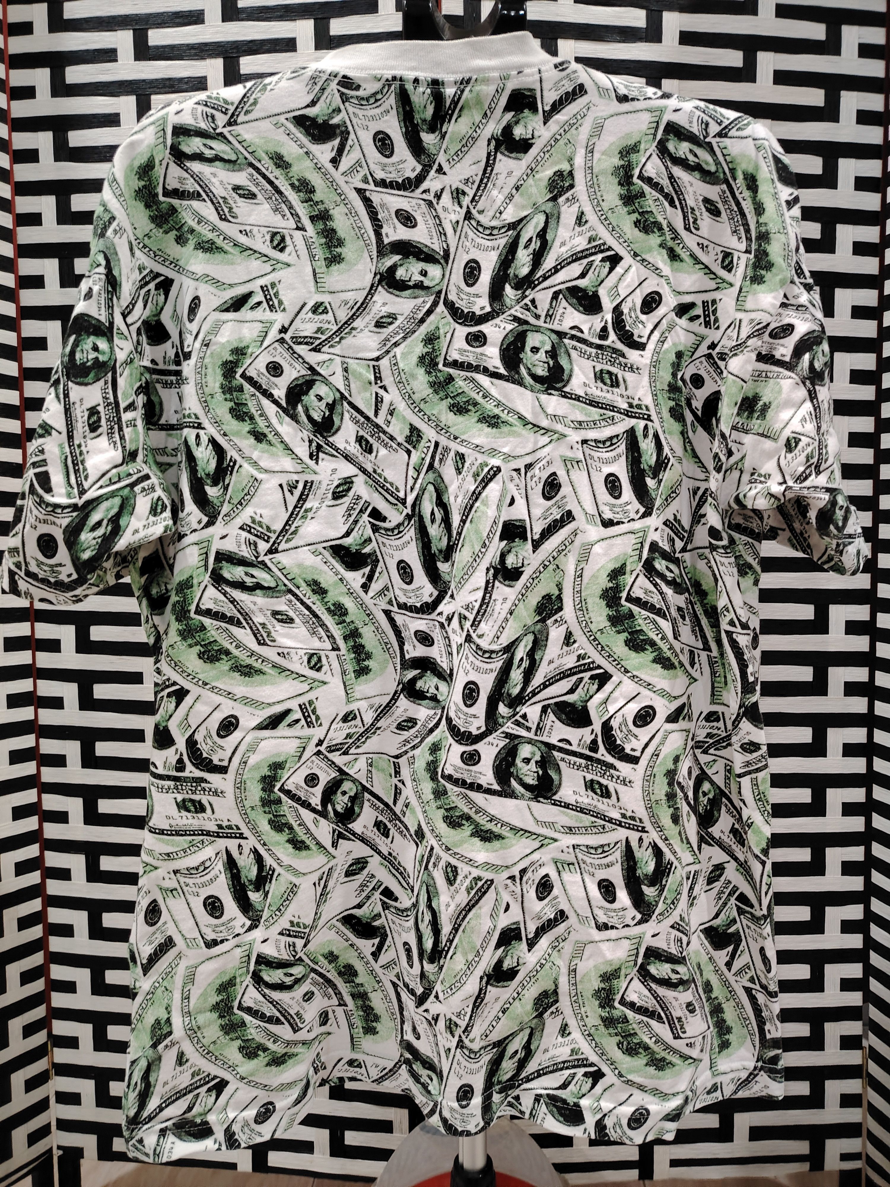 Vintage Vintage Over print us dollar Size US XL / EU 56 / 4 - 2 Thumbnail