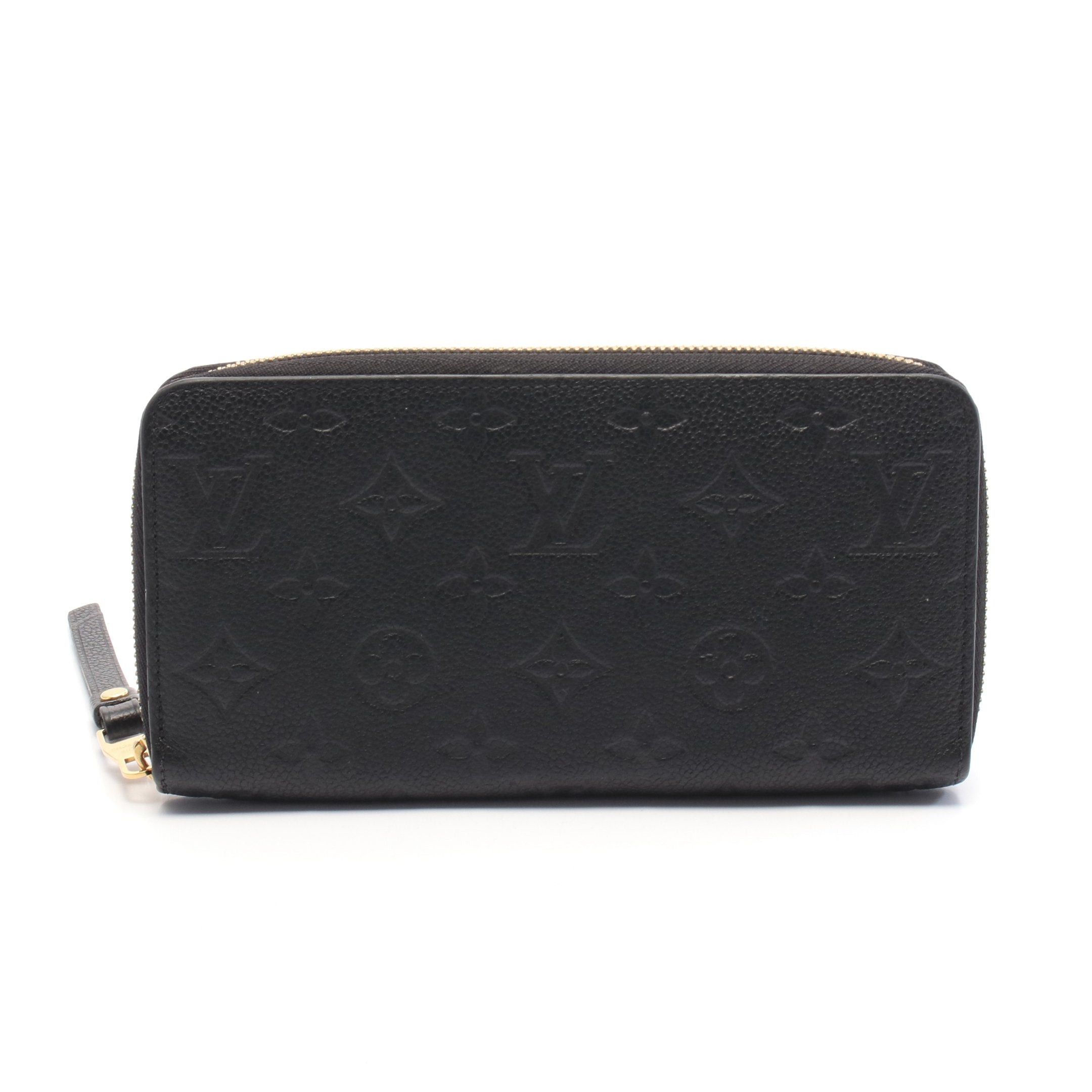 Louis Vuitton Louis Vuitton Zippy Wallet Monogram Empreinte Noir Round Zipper Long Leather Black Size ONE SIZE - 1 Thumbnail