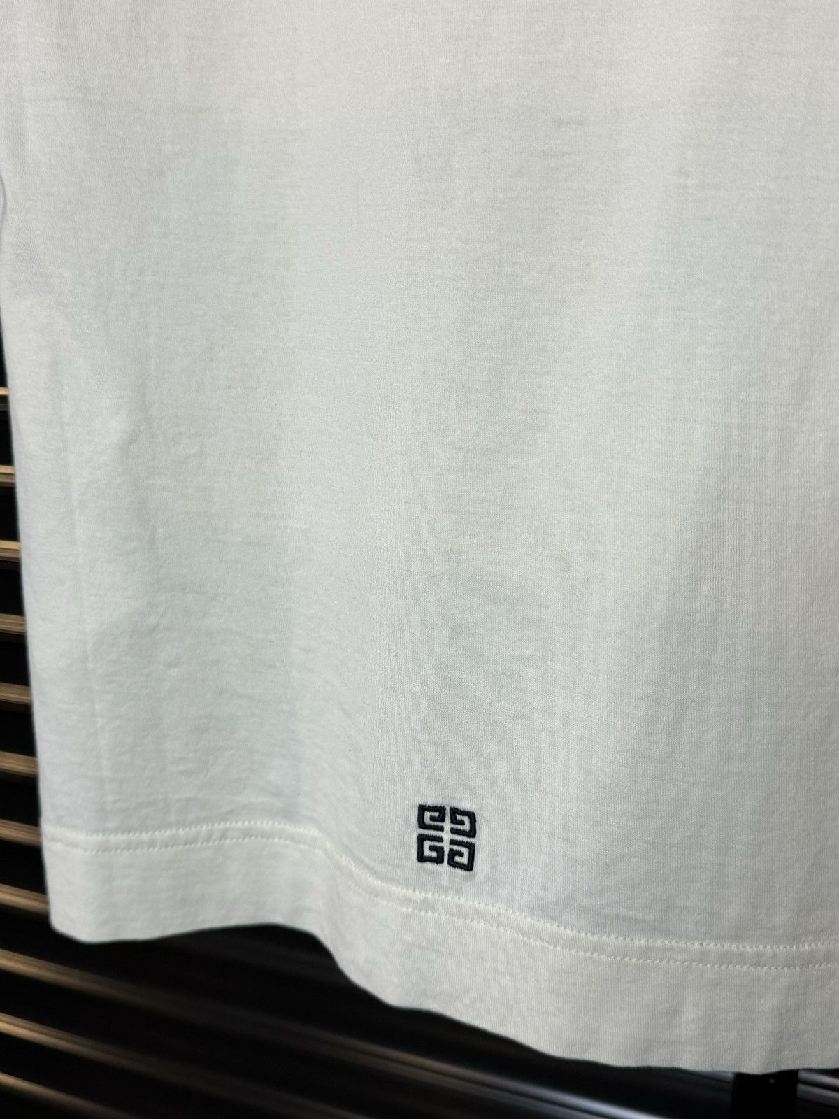 Givenchy Givenchy 1952 Embroidered Natural Tee NWT - XS Size US XS / EU 42 / 0 - 7 Thumbnail