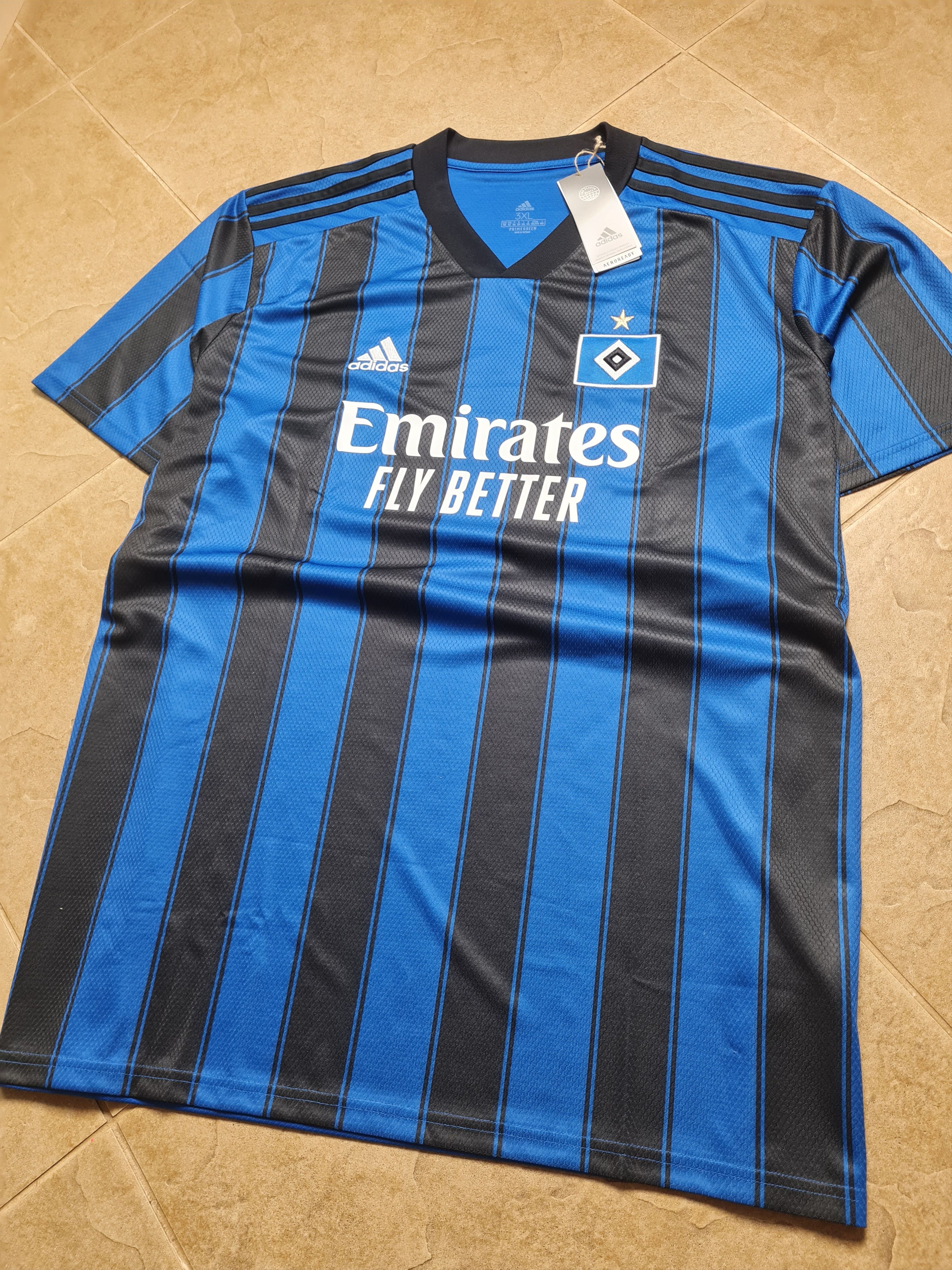 Adidas HAMBURG SV GERMANY 2021/2022 JERSEY HOME ADIDAS SIZE 3XL Size US XXL / EU 58 / 5 - 17 Thumbnail