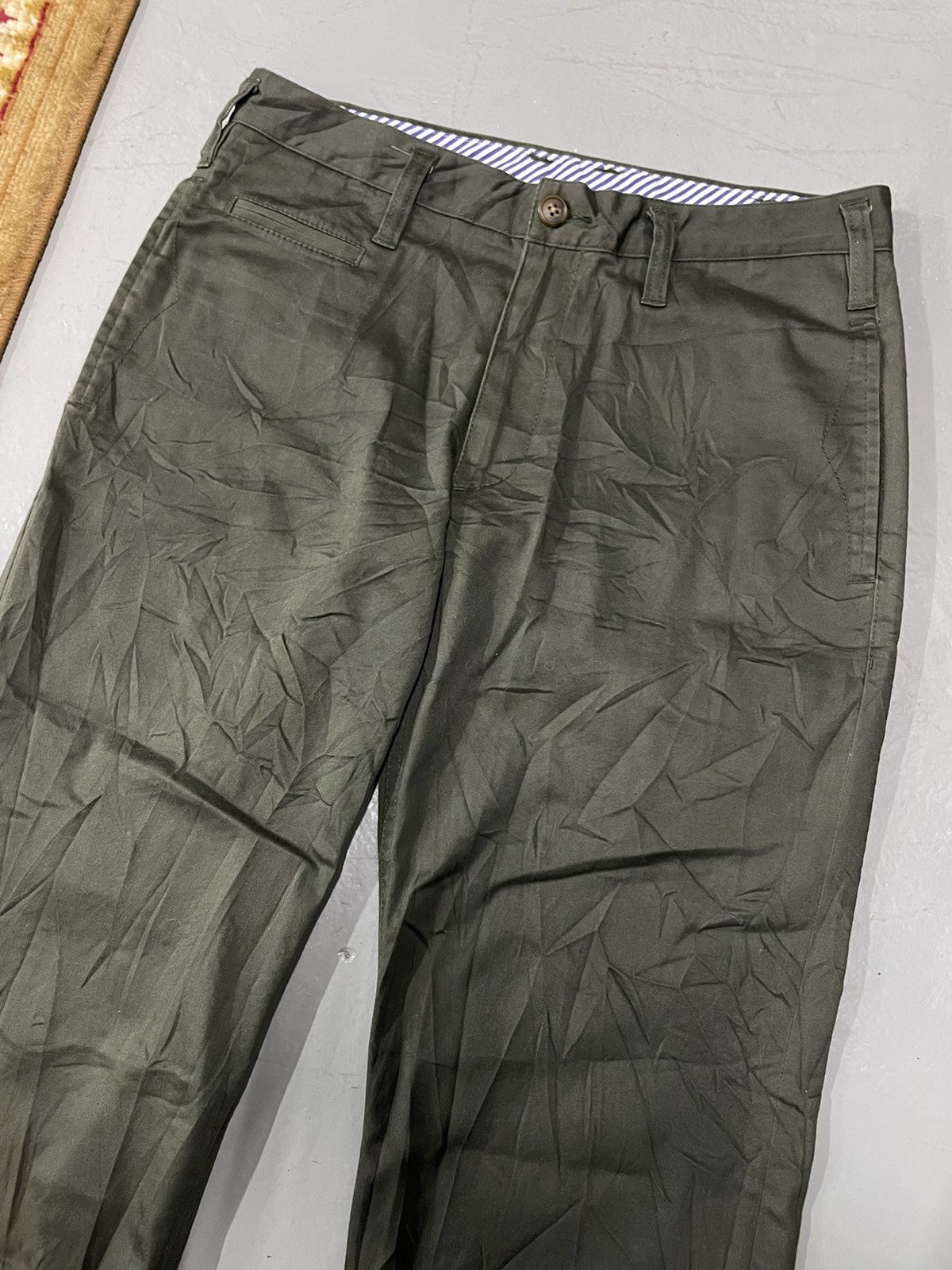 Japanese Brand Jun Red Slack Pants Size US 30 / EU 46 - 2 Thumbnail
