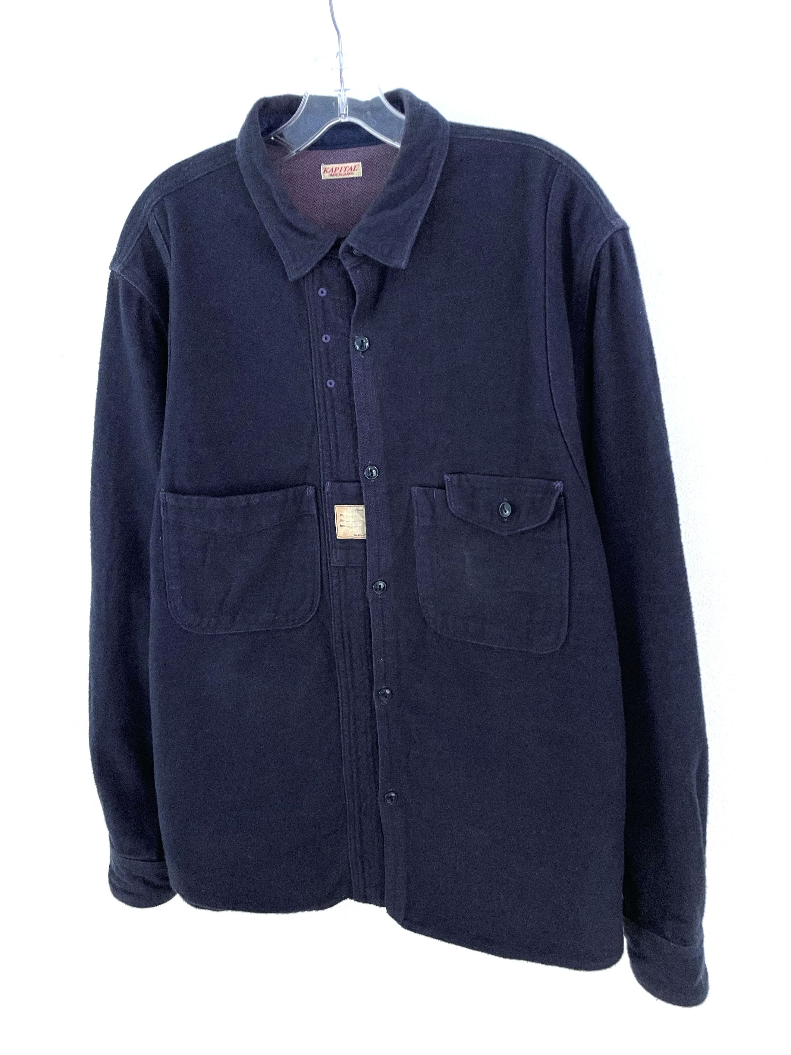 Kapital Fleece Cargo Shirt Size US XL / EU 56 / 4 - 2 Thumbnail