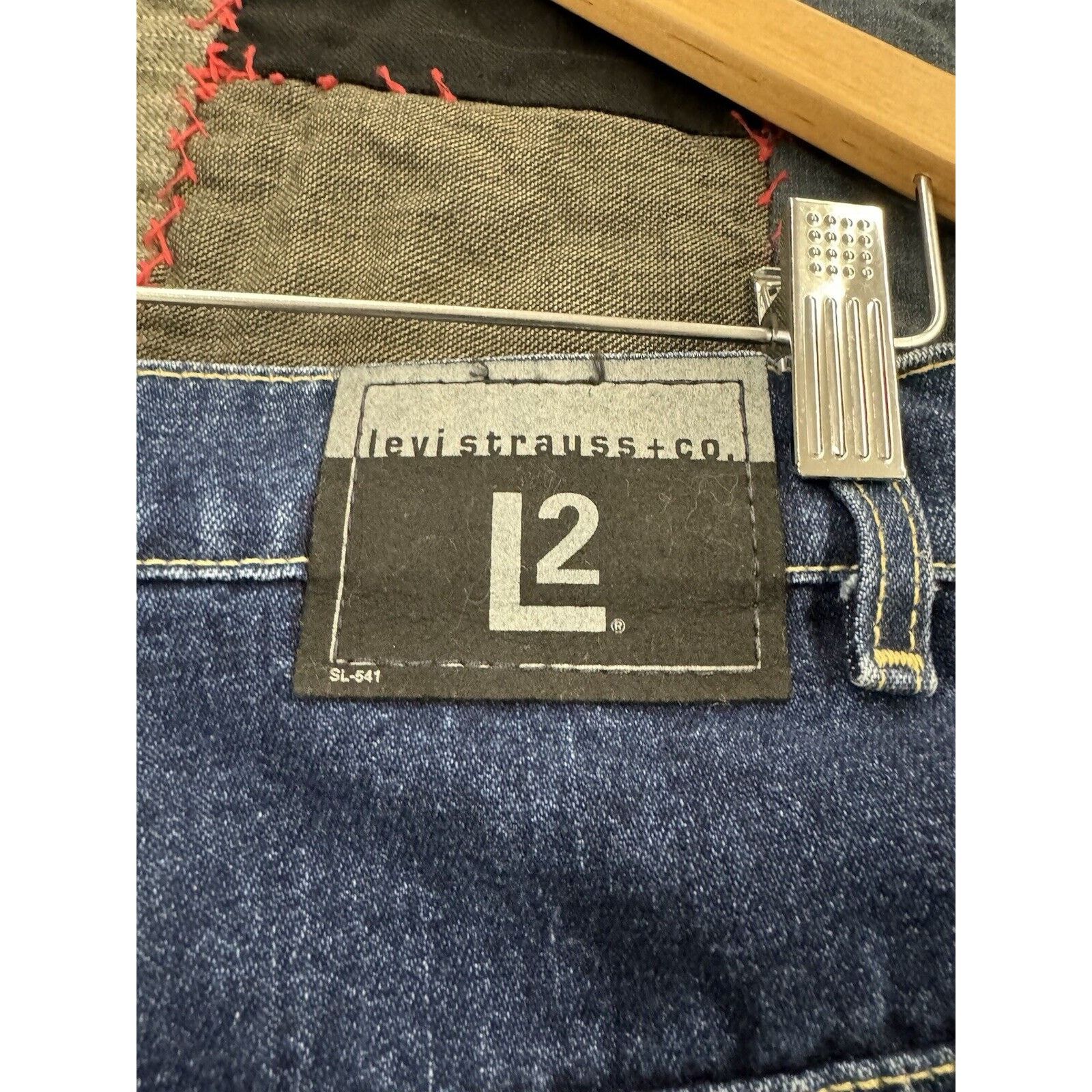 Levi's Deadstock Vintage 90s Y2K Baggy Levis L2 Silvertab W29 X L30 Size US 29 - 5 Thumbnail