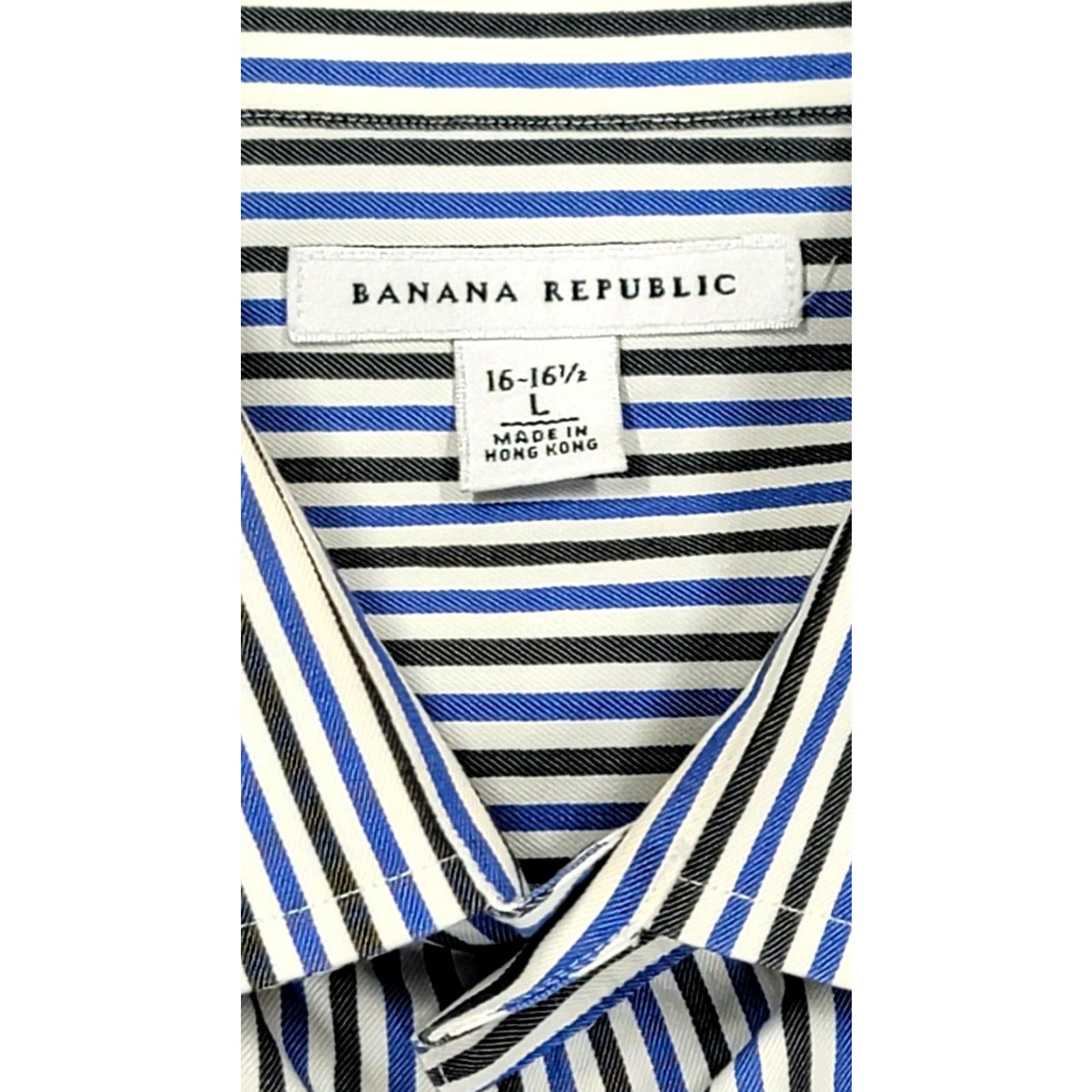Banana Republic Banana Republic Button-Up Shirt Men L Multicolor Stripe Long Sleeve Size US L / EU 52-54 / 3 - 4 Thumbnail