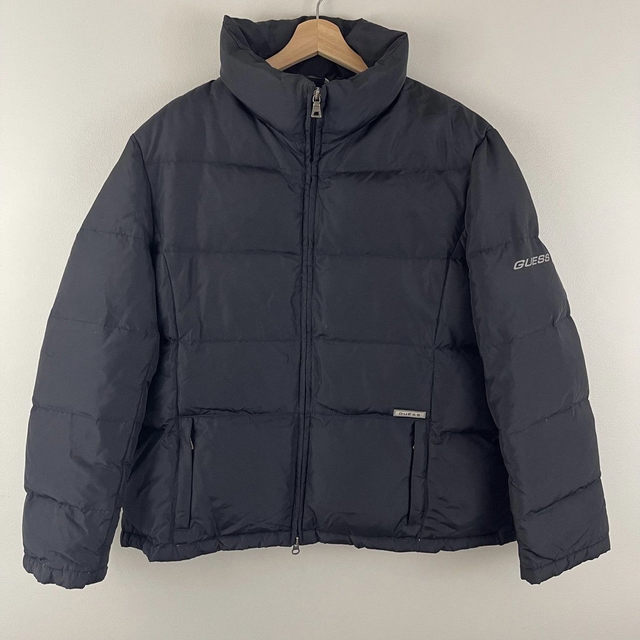 Guess GUESS Vintage Y2K Black Down Puffer Winter Jacket Size XL / US 12-14 / IT 48-50 - 4 Thumbnail
