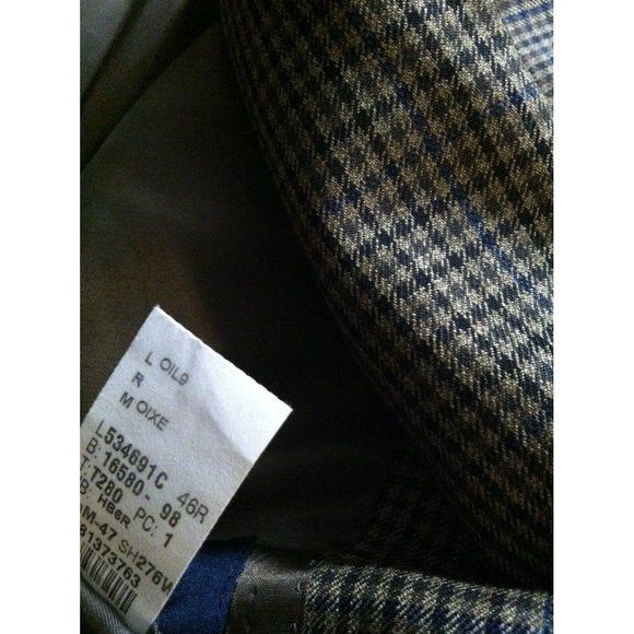 Ralph Lauren RALPH LAUREN MEN'S NEW 52%SILK 48%WOOL SPORT COAT SIZE:46R Size 46R - 6 Thumbnail