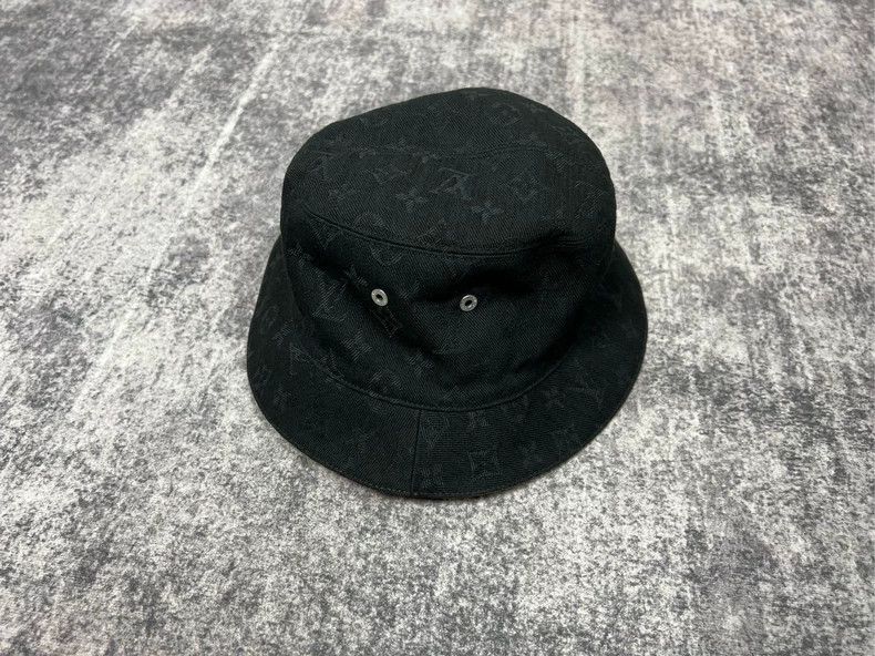 Louis Vuitton Louis Vuitton Old flower dark grain full LOGO fisherman ha Size ONE SIZE - 2 Thumbnail