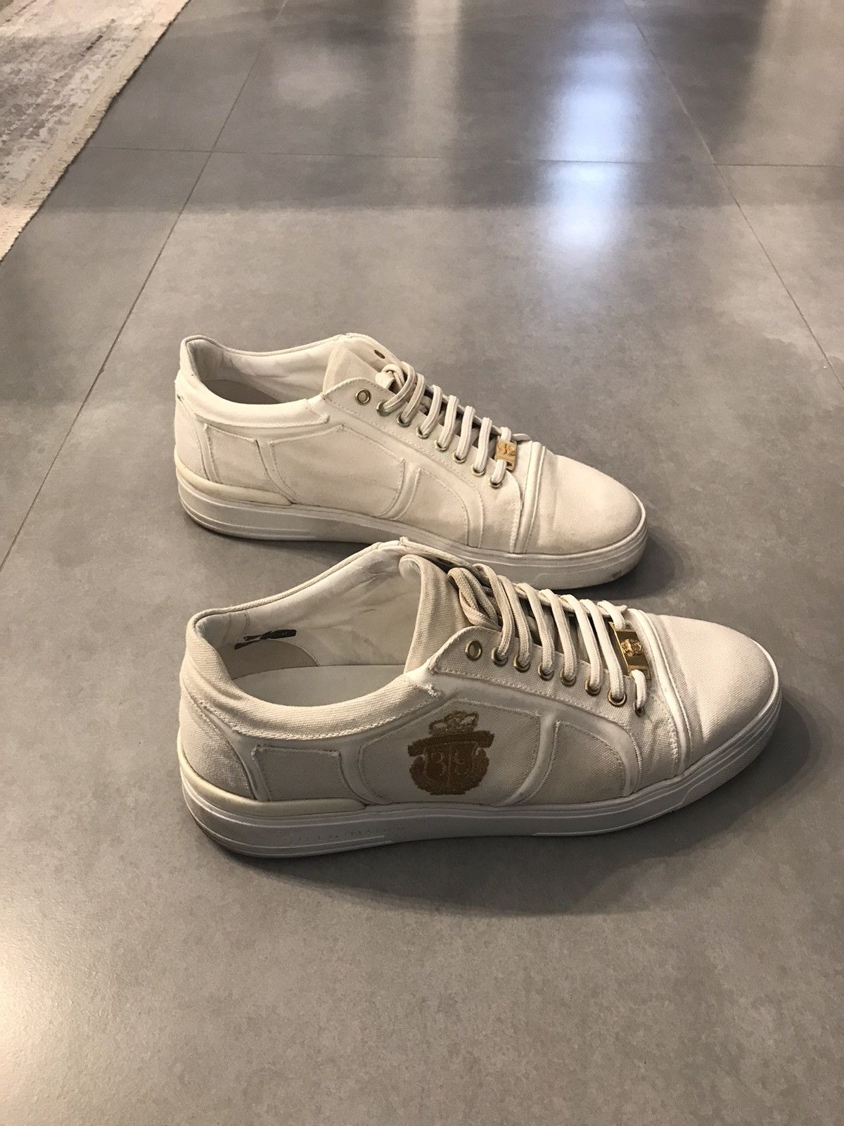 Billionaire Couture Billionaire white sneakers Size US 11 / EU 44 - 6 Thumbnail